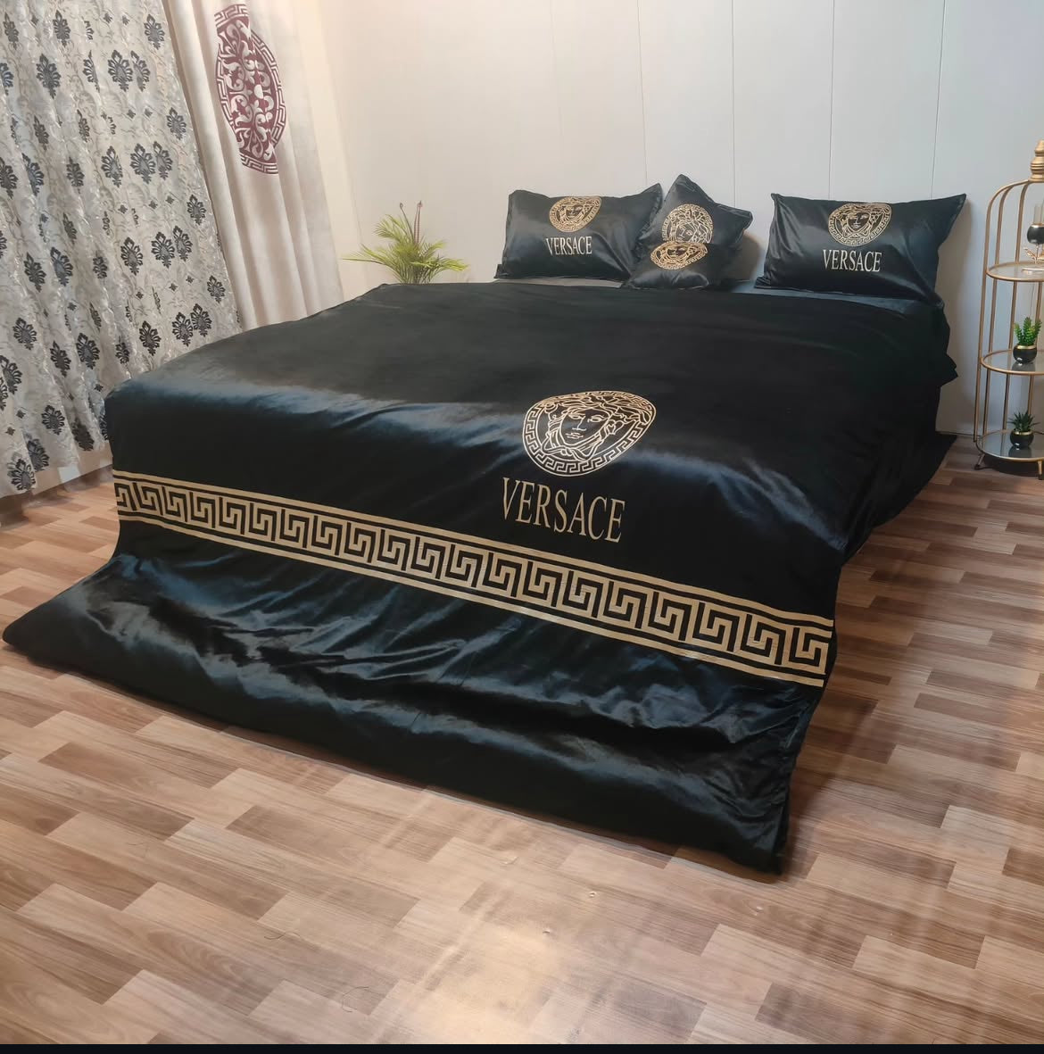 8 PC Versace Velvet Bridal Duvet Set