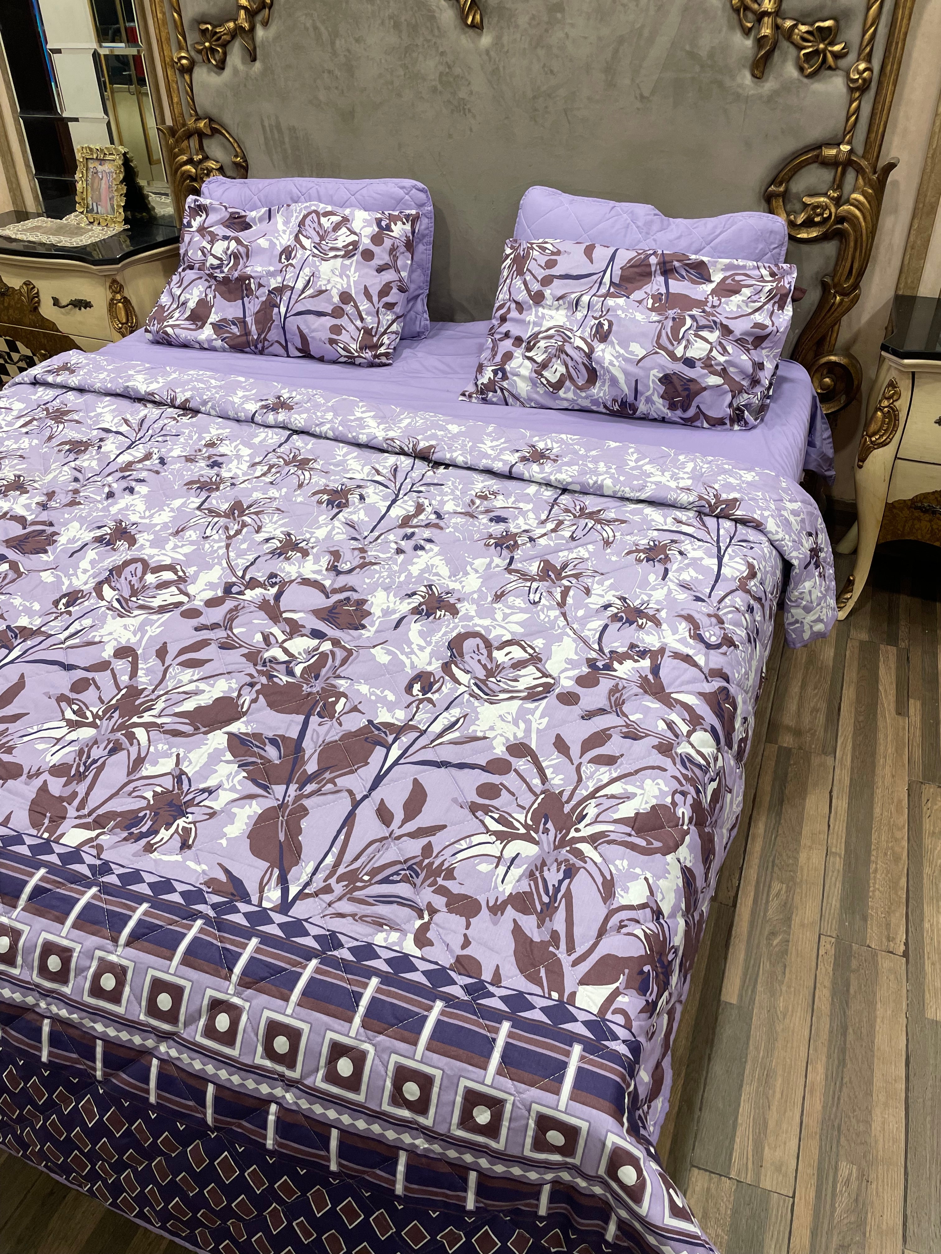 Pure Cotton 6️⃣PC Comforter set