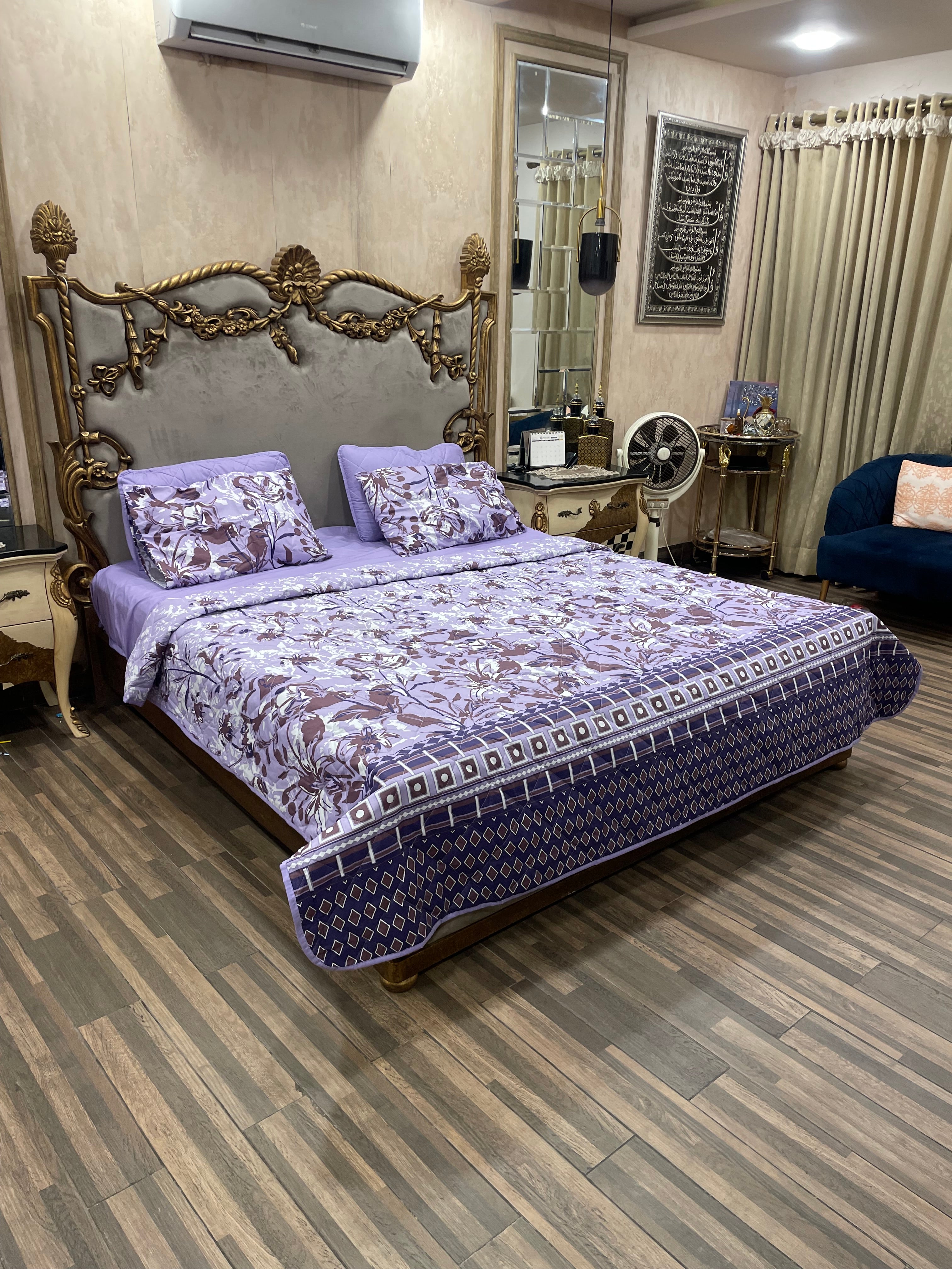 Pure Cotton 6️⃣PC Comforter set