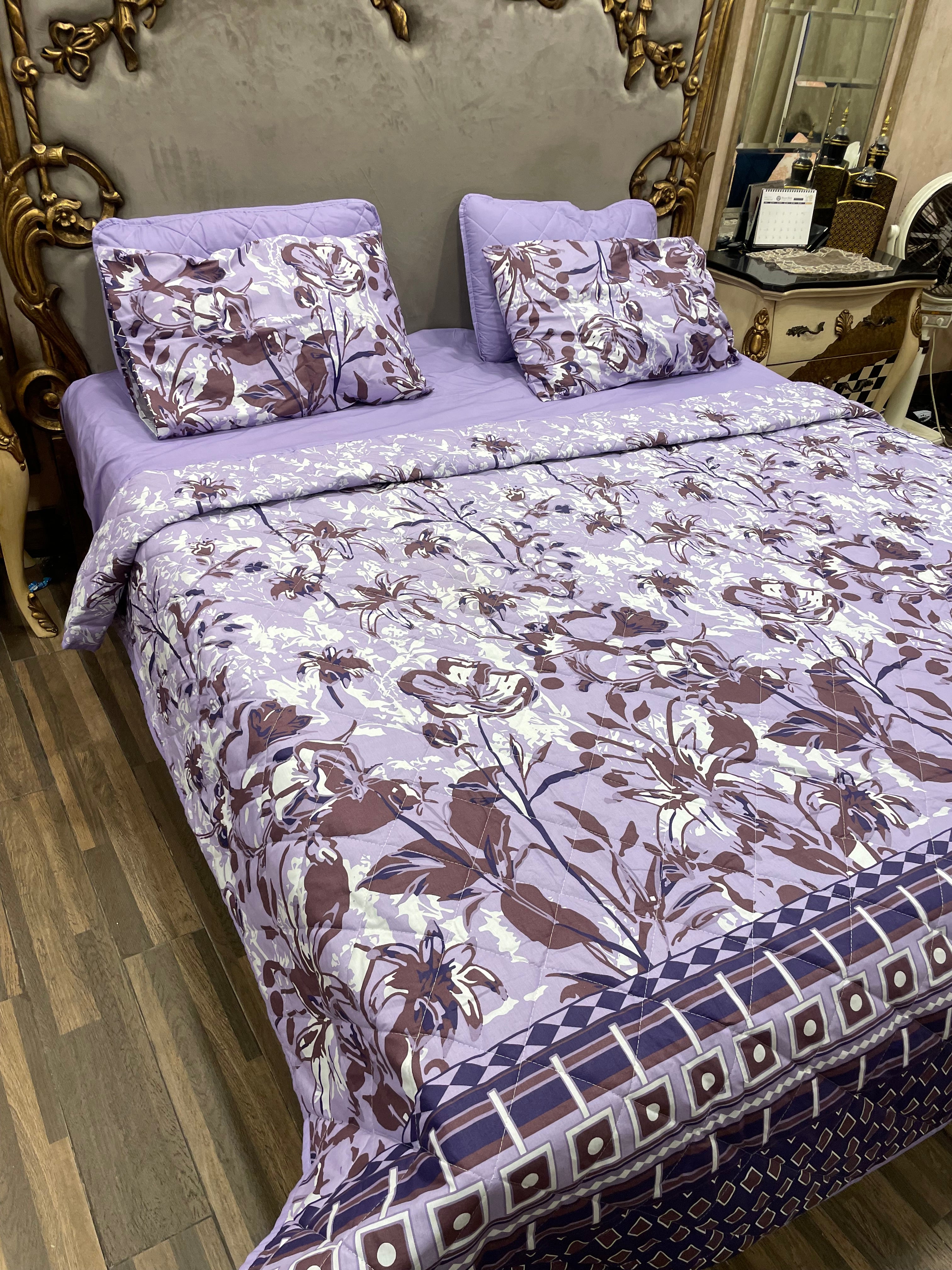 Pure Cotton 6️⃣PC Comforter set