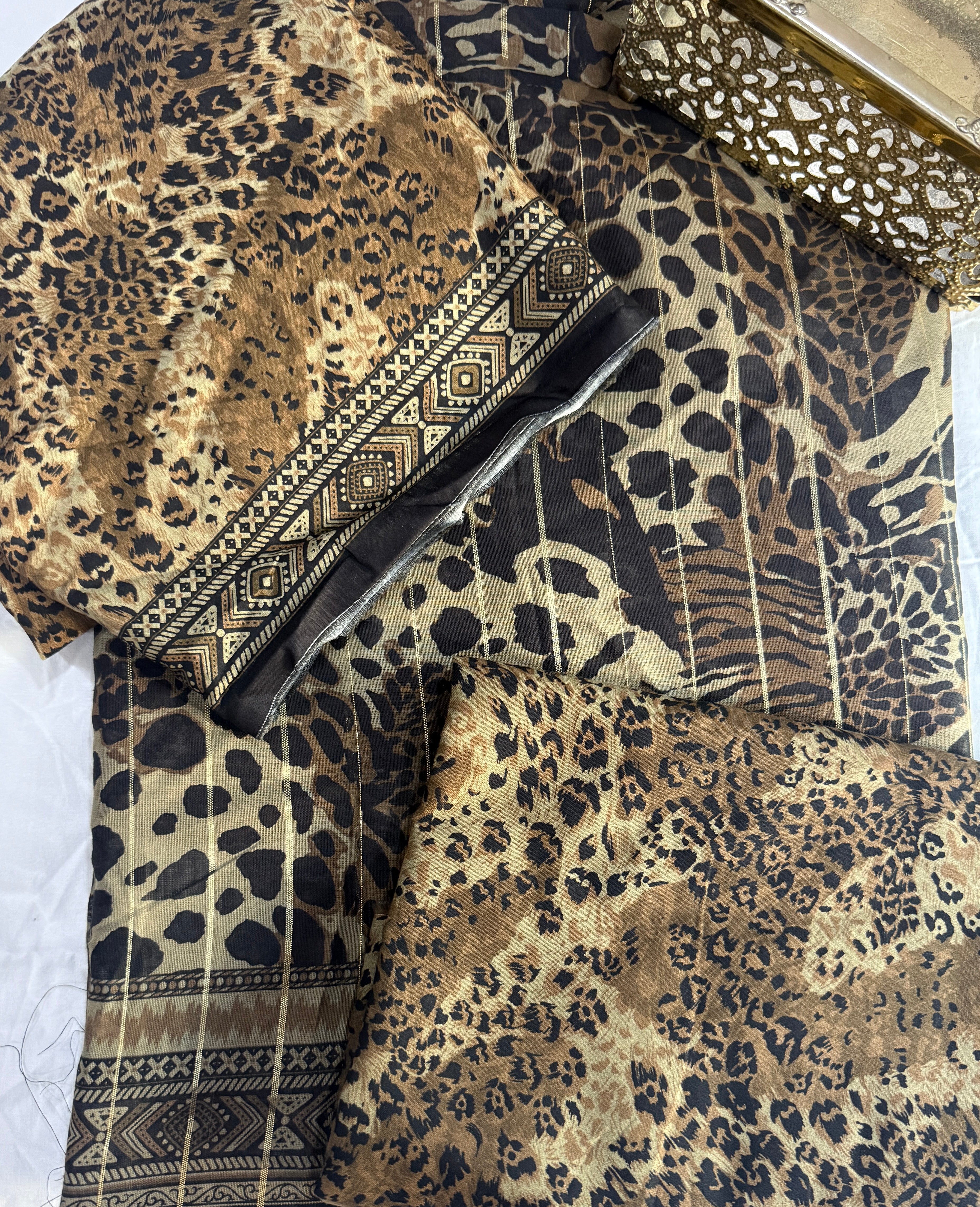 Unstitched 3pcs Lawn printed Collection Cheeta