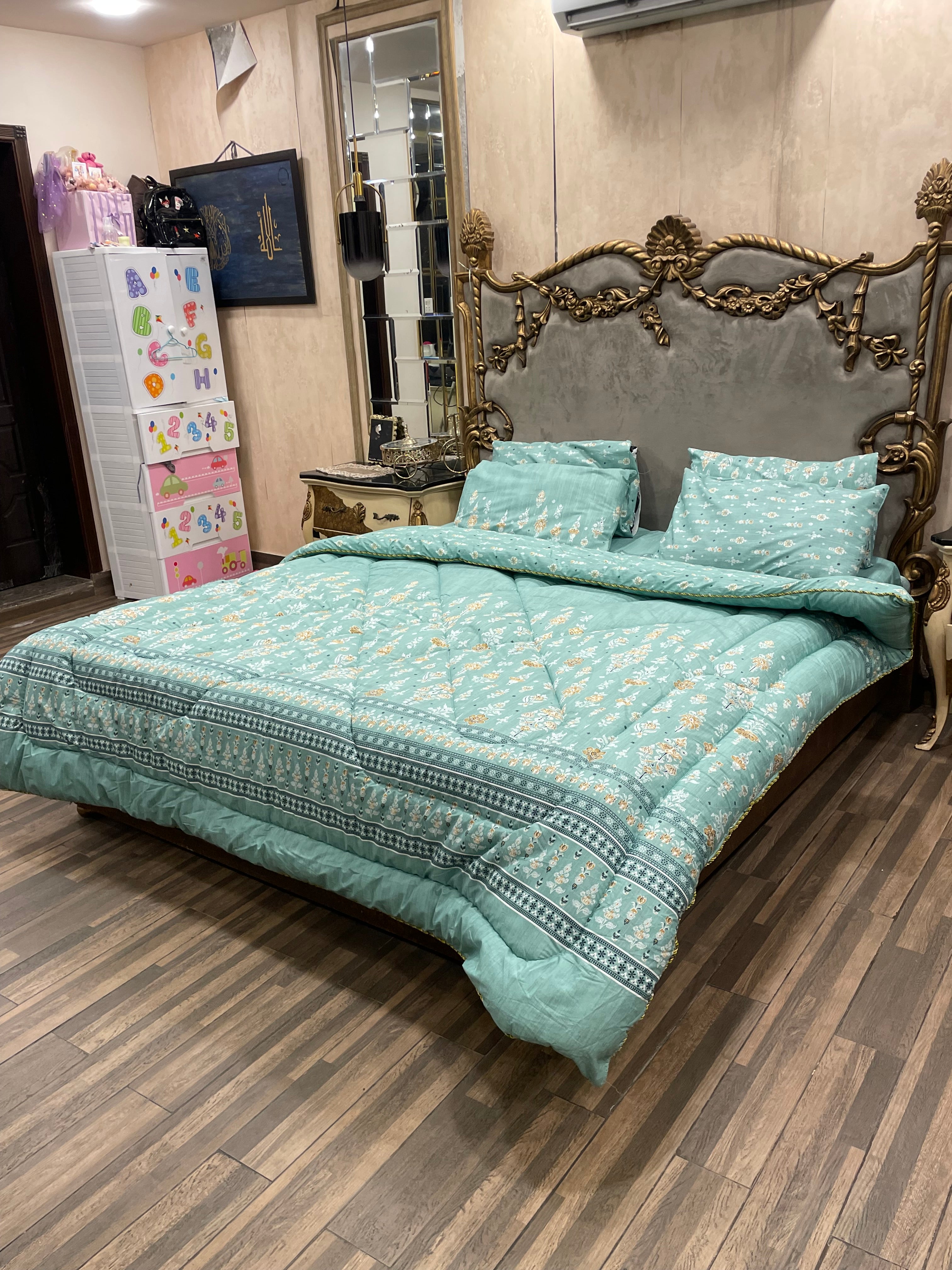 6️⃣ PC Pure Cotton RAZAI SET (Silconize polyester)