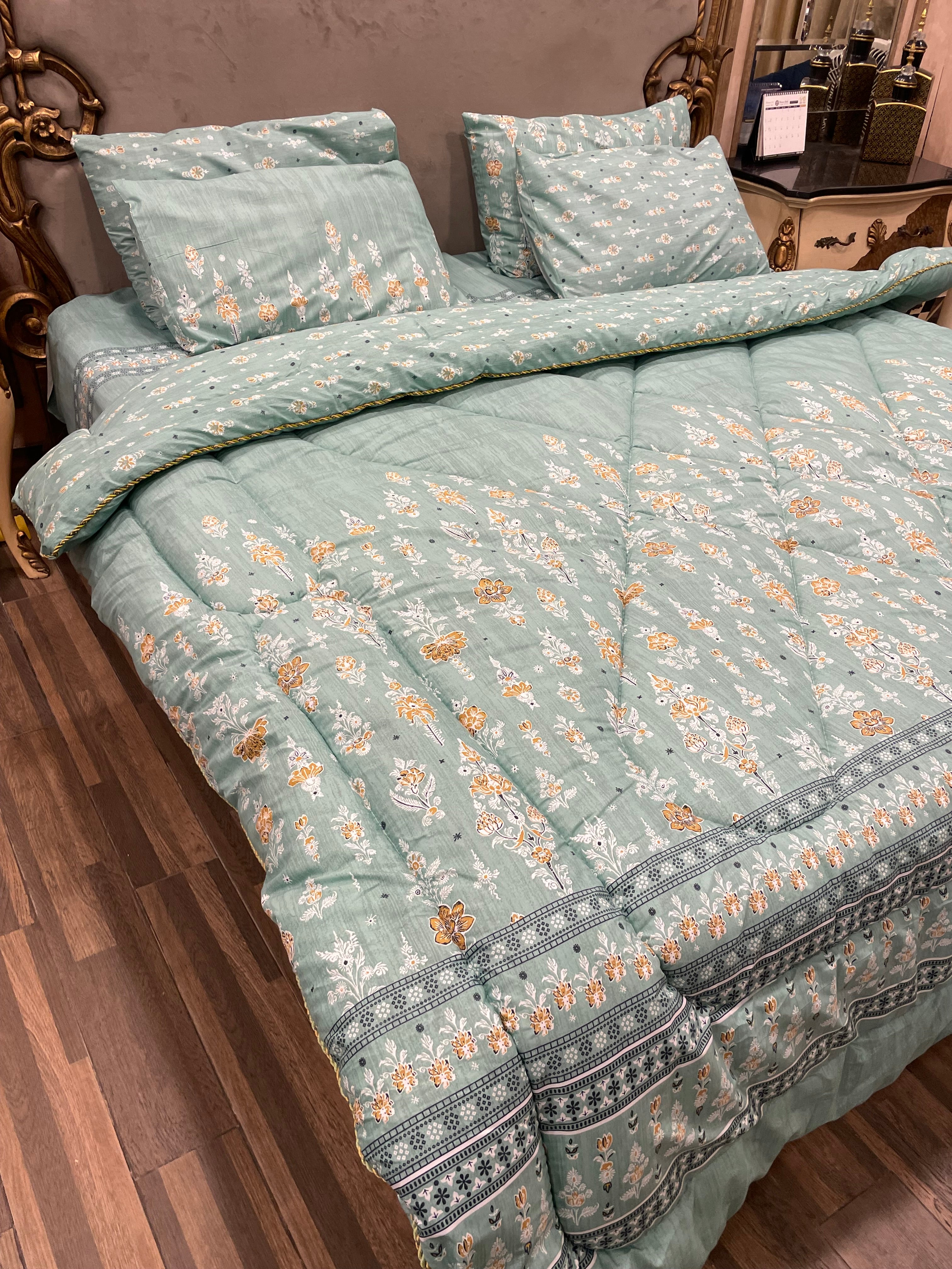 6️⃣ PC Pure Cotton RAZAI SET (Silconize polyester)