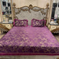 3️⃣PC  texture velvet BEDSHEET