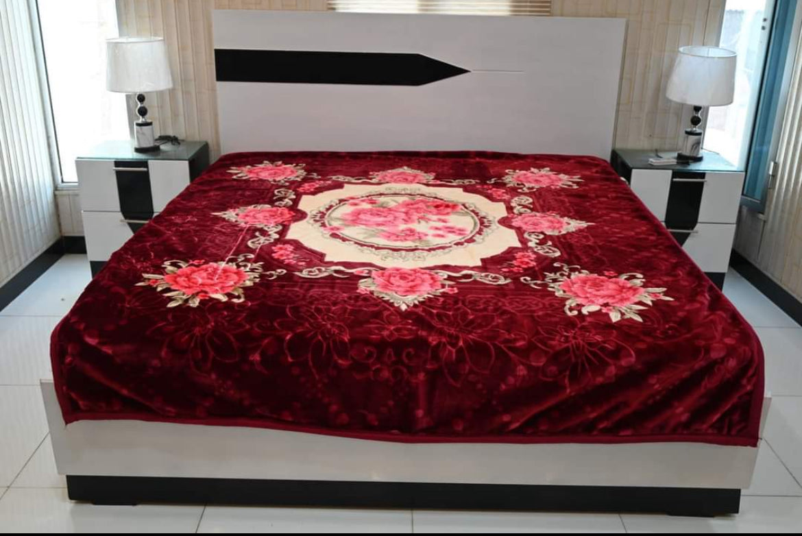 Fancy Self Emboss Blanket/KAMBLE