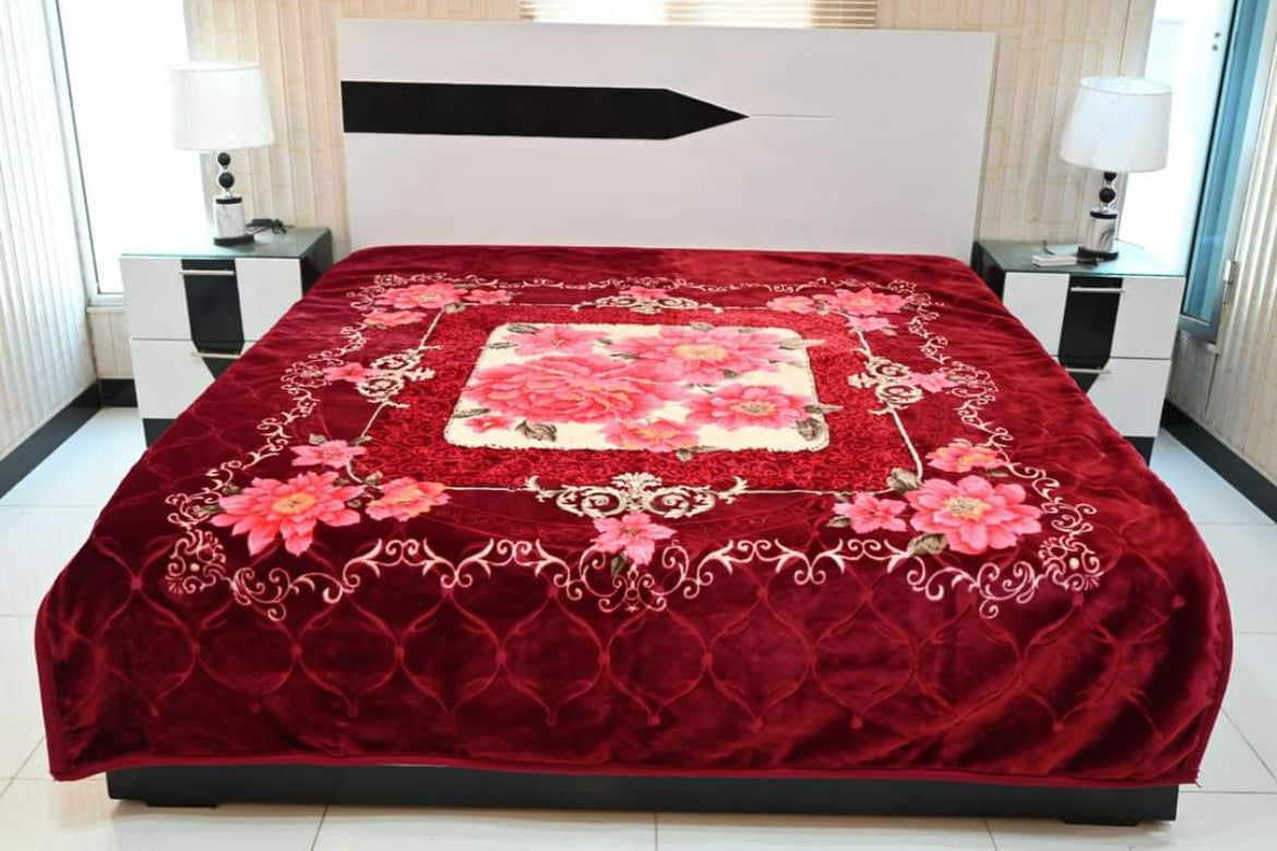 Fancy Self Emboss Blanket/KAMBLE