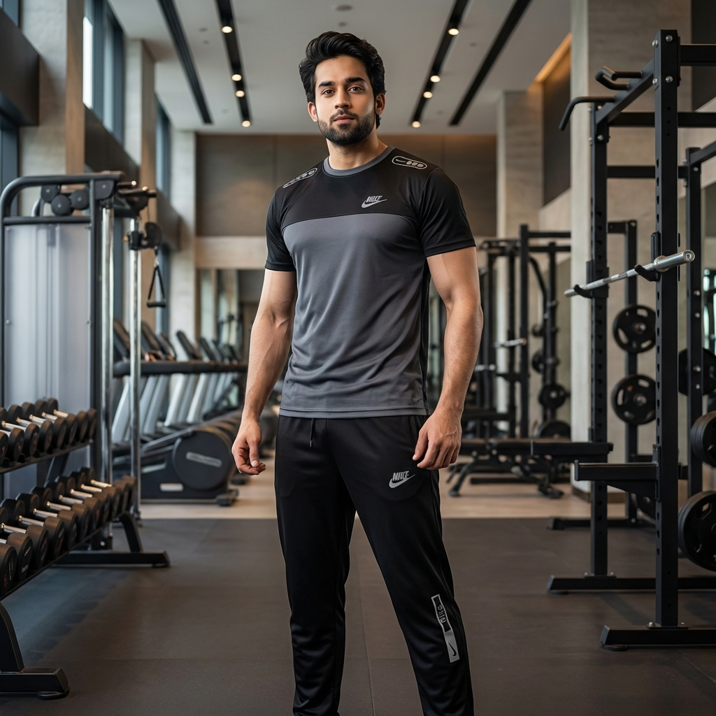 Nike- Nike Dri-Fit Tracksuit black gray