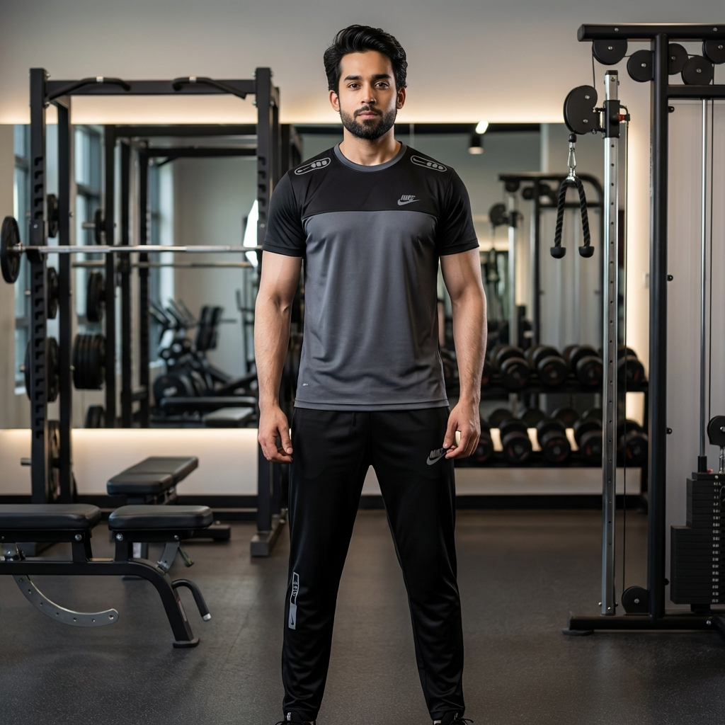 Nike- Nike Dri-Fit Tracksuit black gray