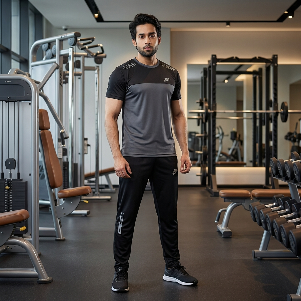 Nike- Nike Dri-Fit Tracksuit black gray