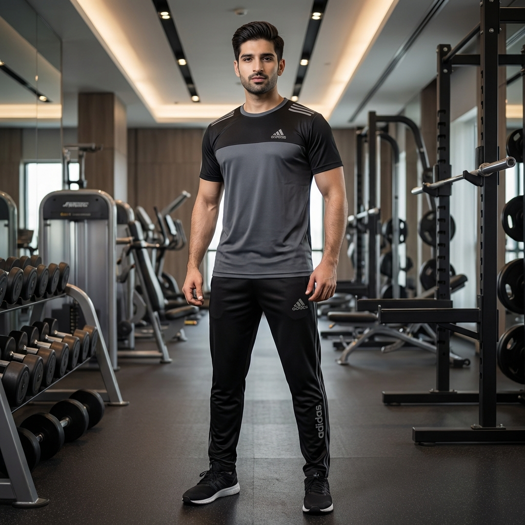 Adidas - Adidas Dri-Fit Tracksuit black gray