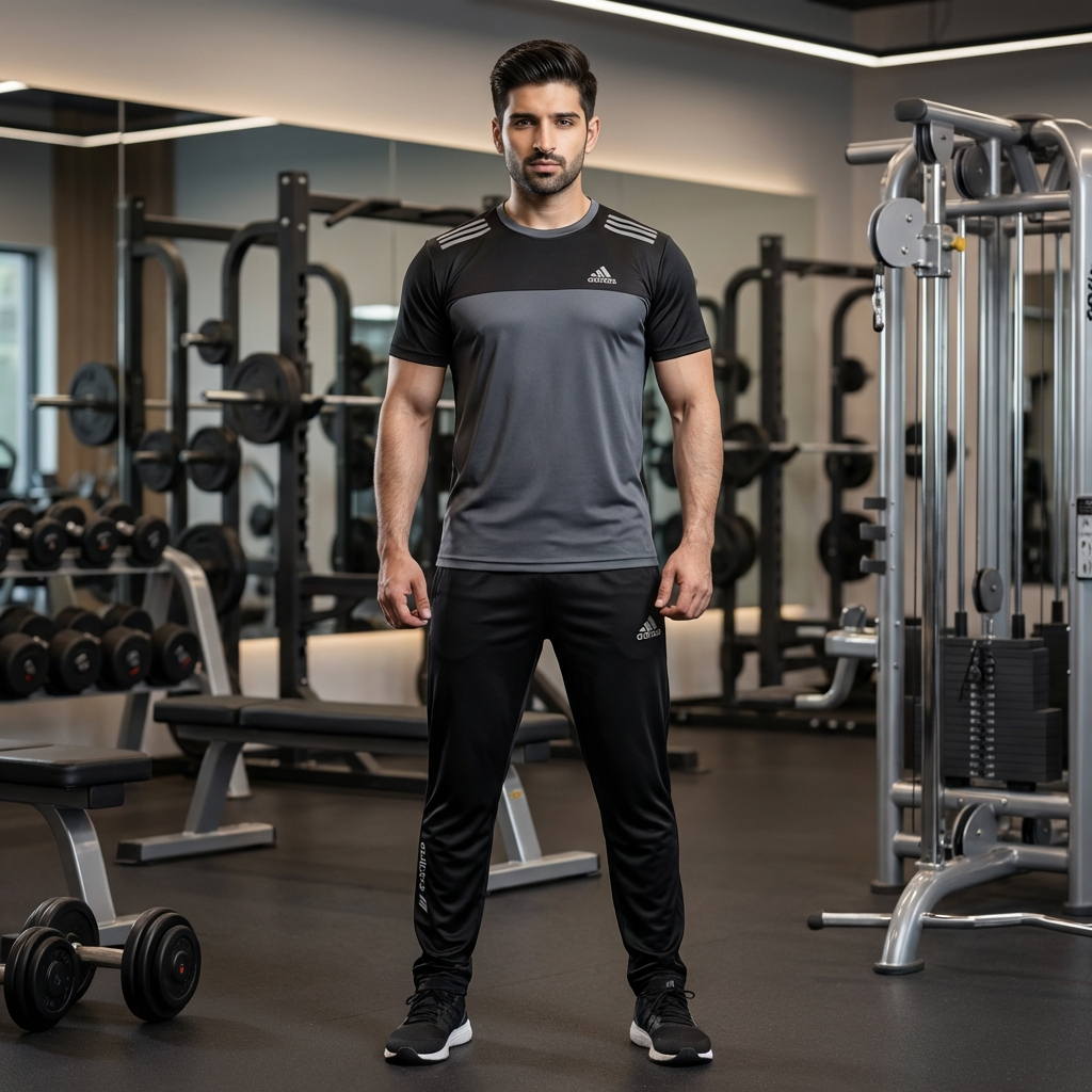 Adidas - Adidas Dri-Fit Tracksuit black gray