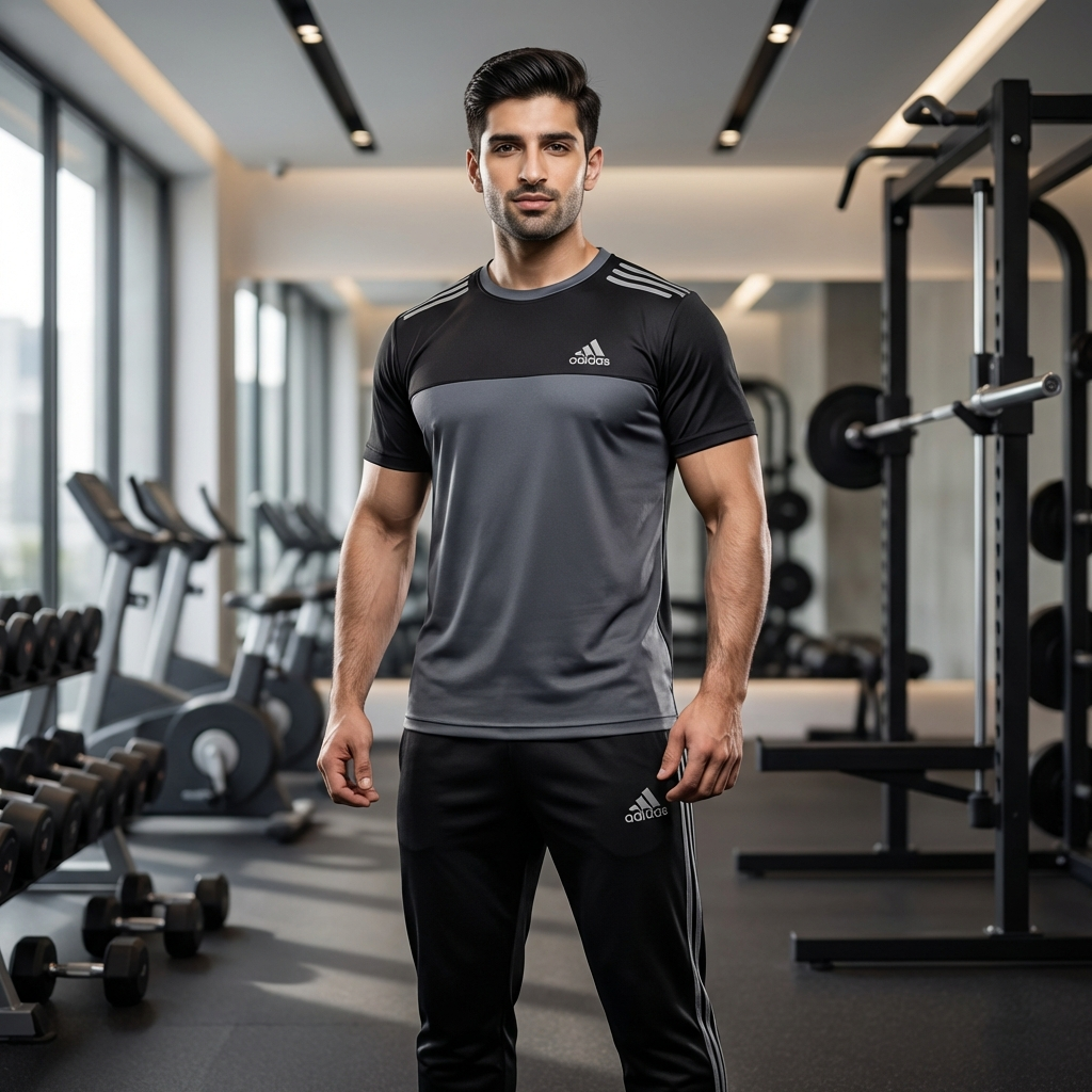 Adidas - Adidas Dri-Fit Tracksuit black gray