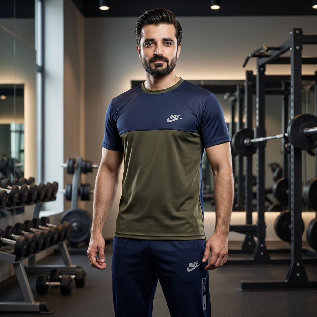 Nike- Nike Dri-Fit Tracksuit Blue Green