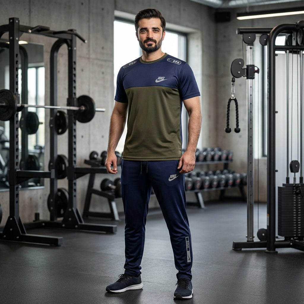 Nike- Nike Dri-Fit Tracksuit Blue Green