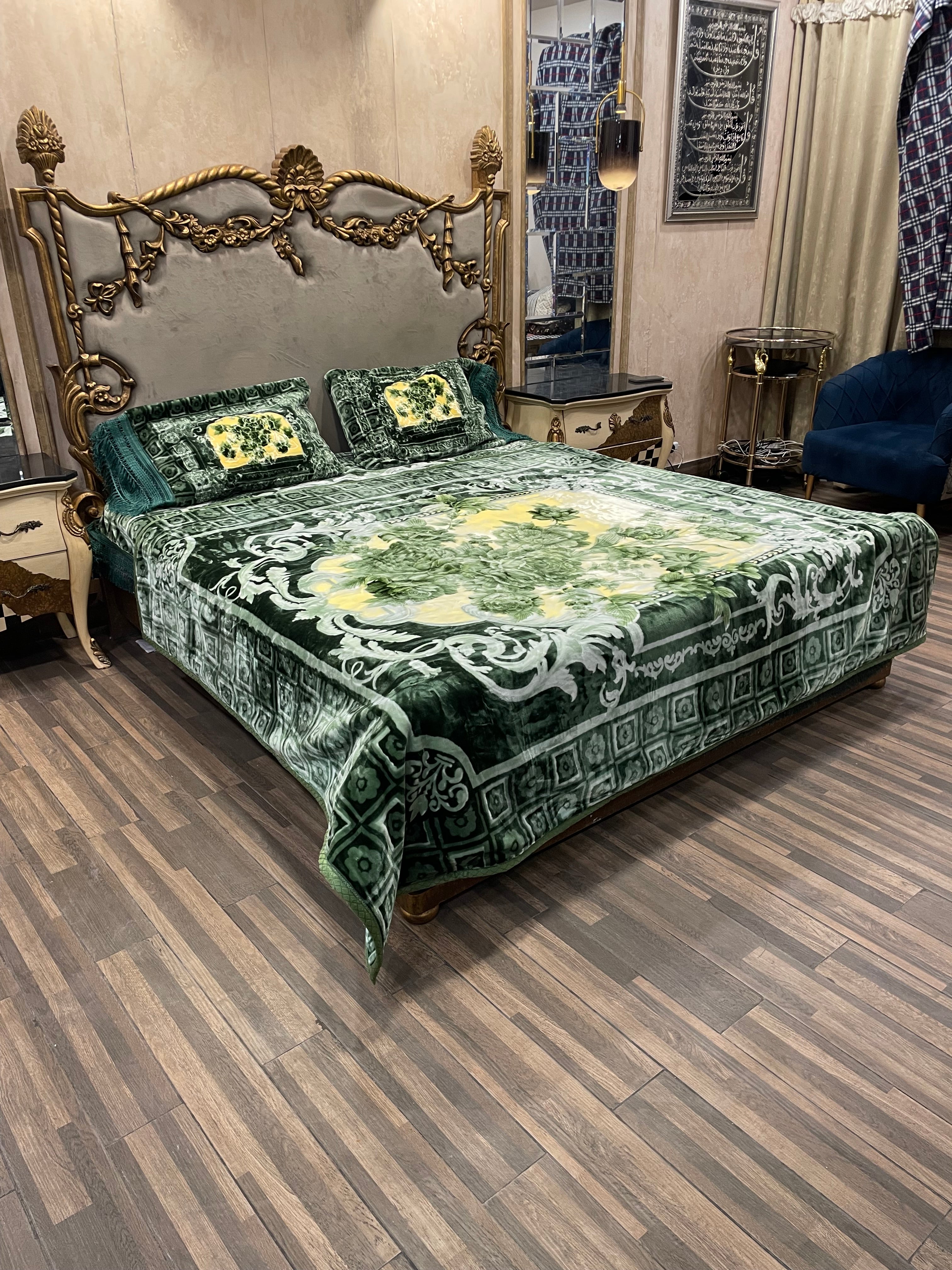 4️⃣ PC Unique BLANKET/KAMBLE Green