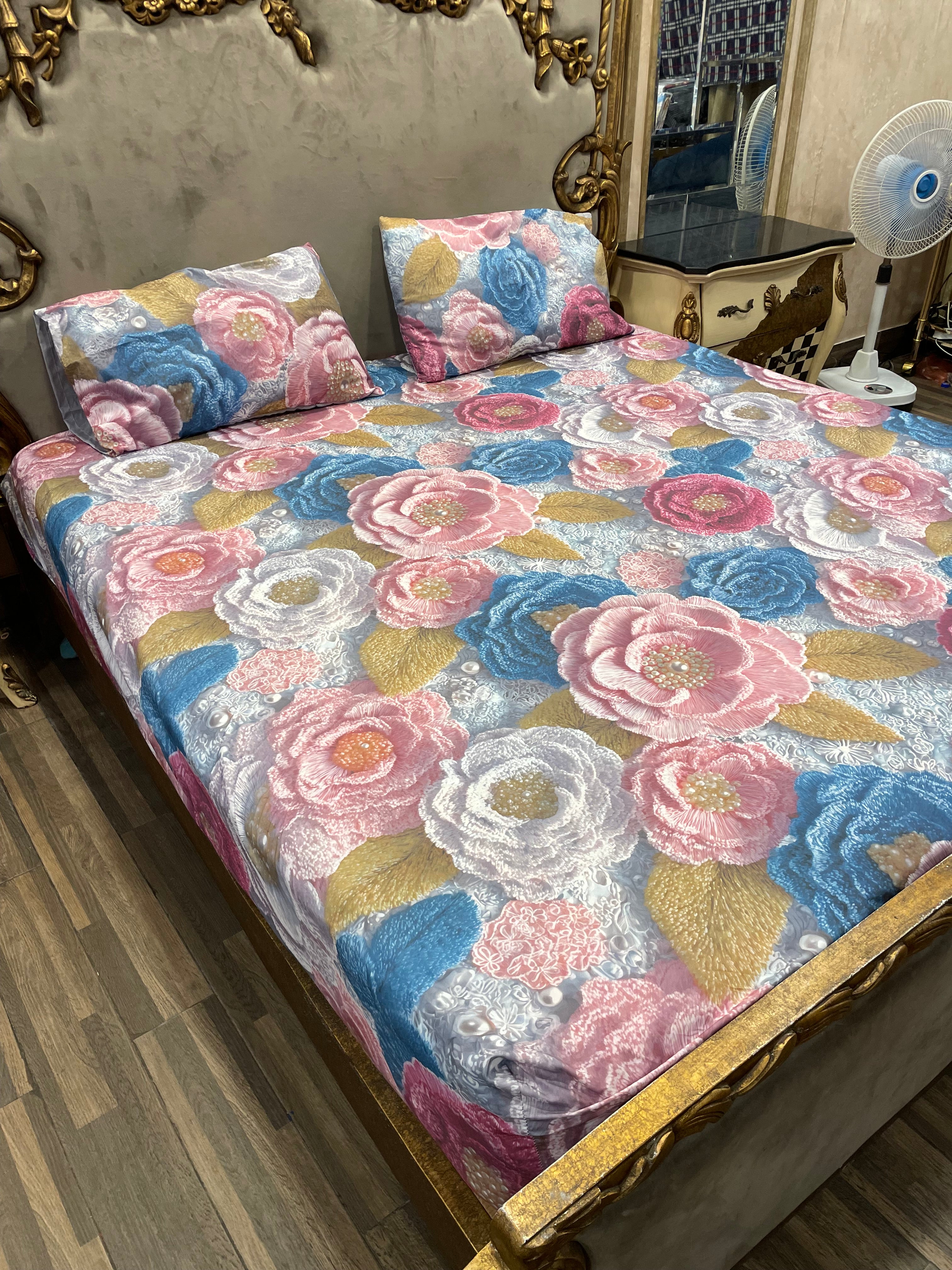 5D Pure Cotton Bedsheet