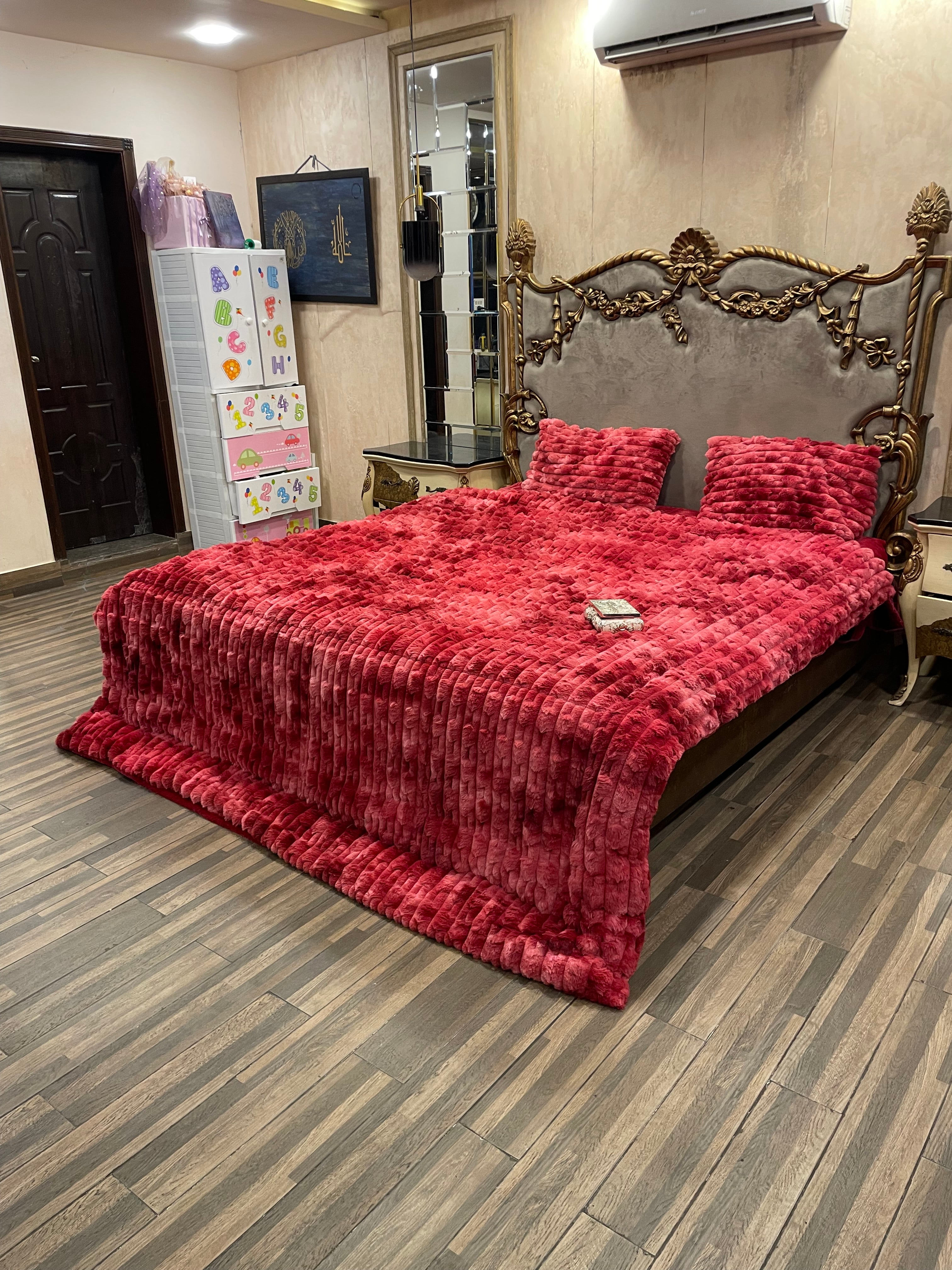 Red Razai Bao red 4️⃣PC Razai set