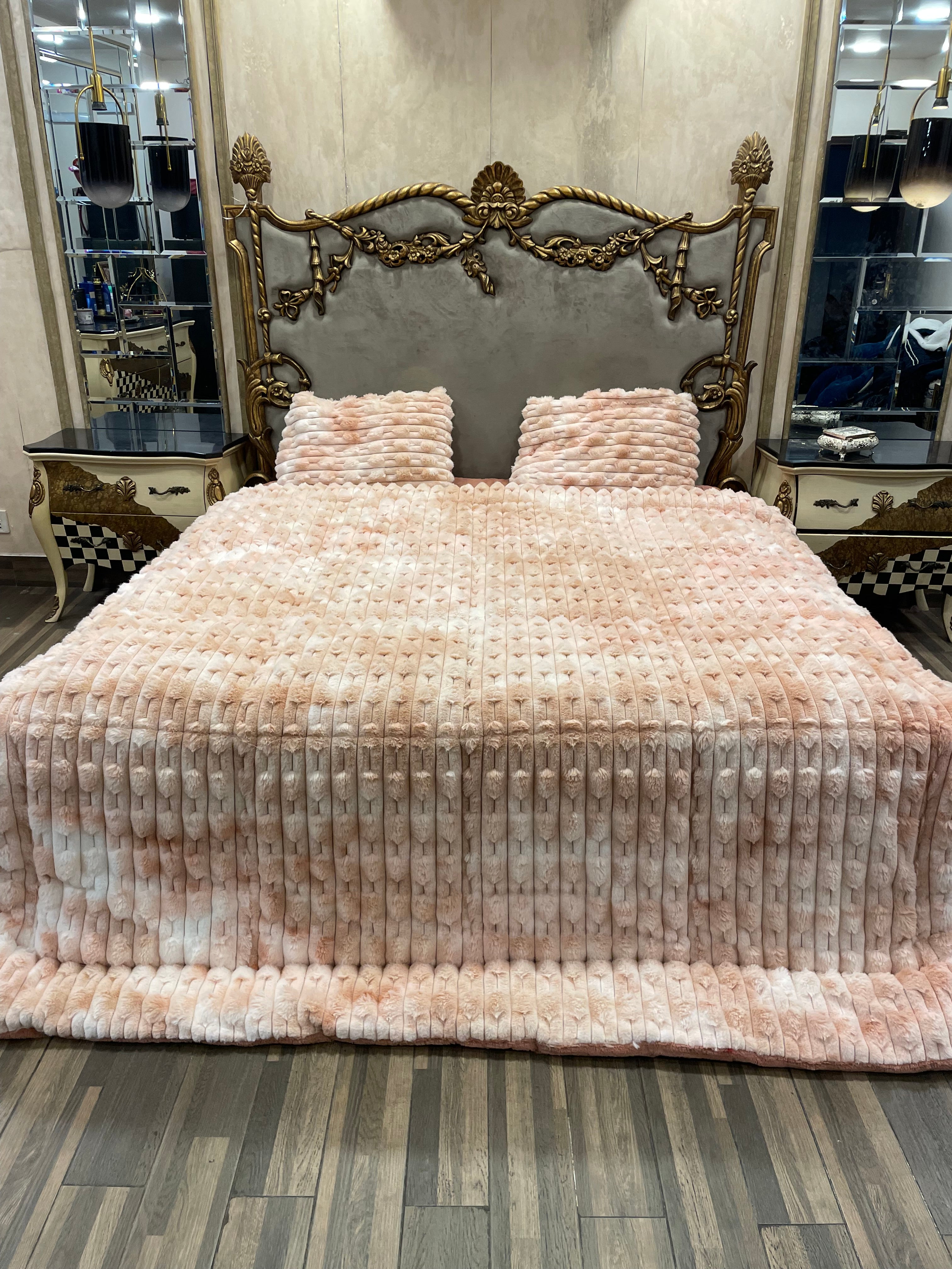 Bao Peach Pink 4️⃣PC Razai set