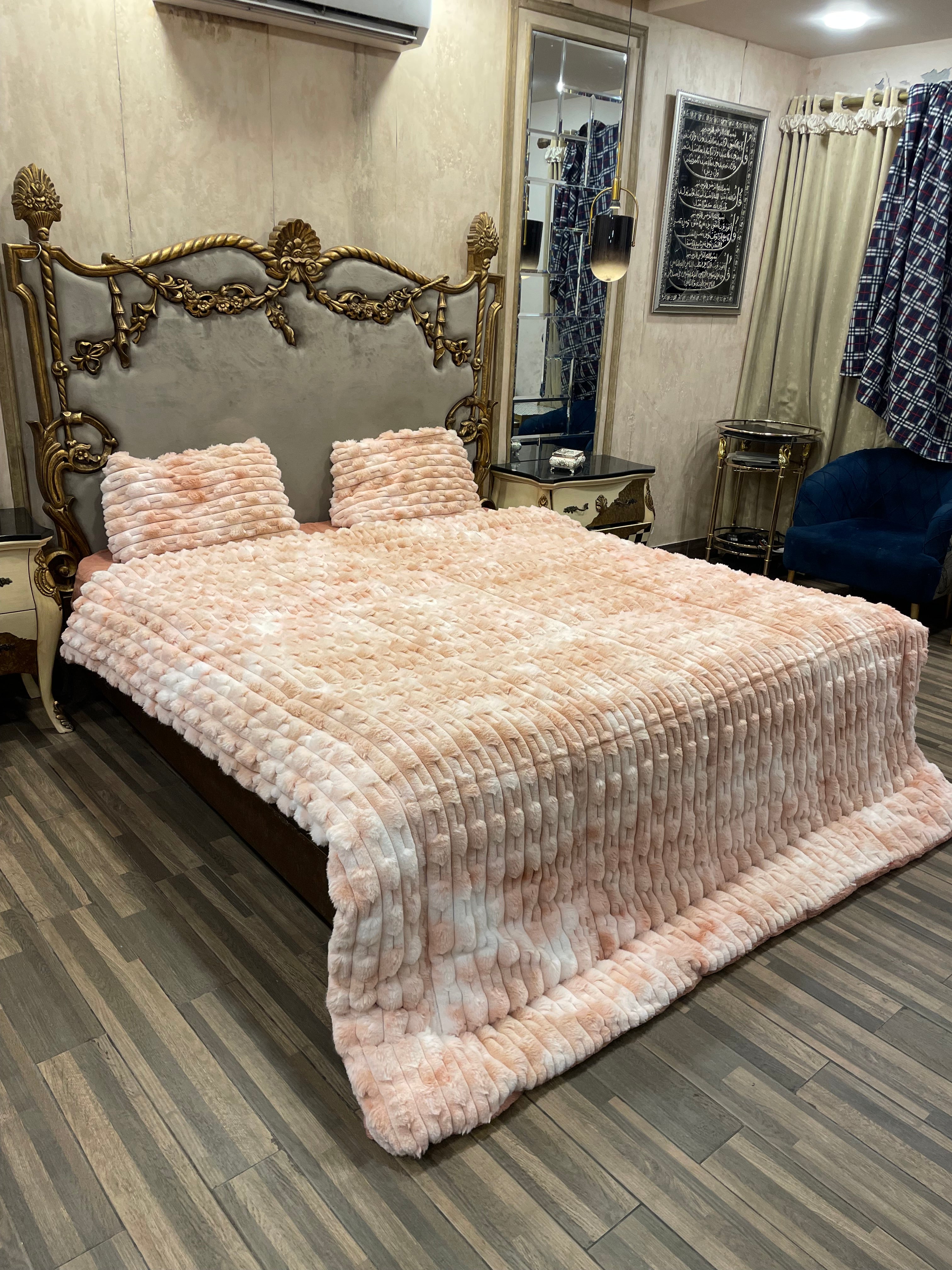 Bao Peach Pink 4️⃣PC Razai set