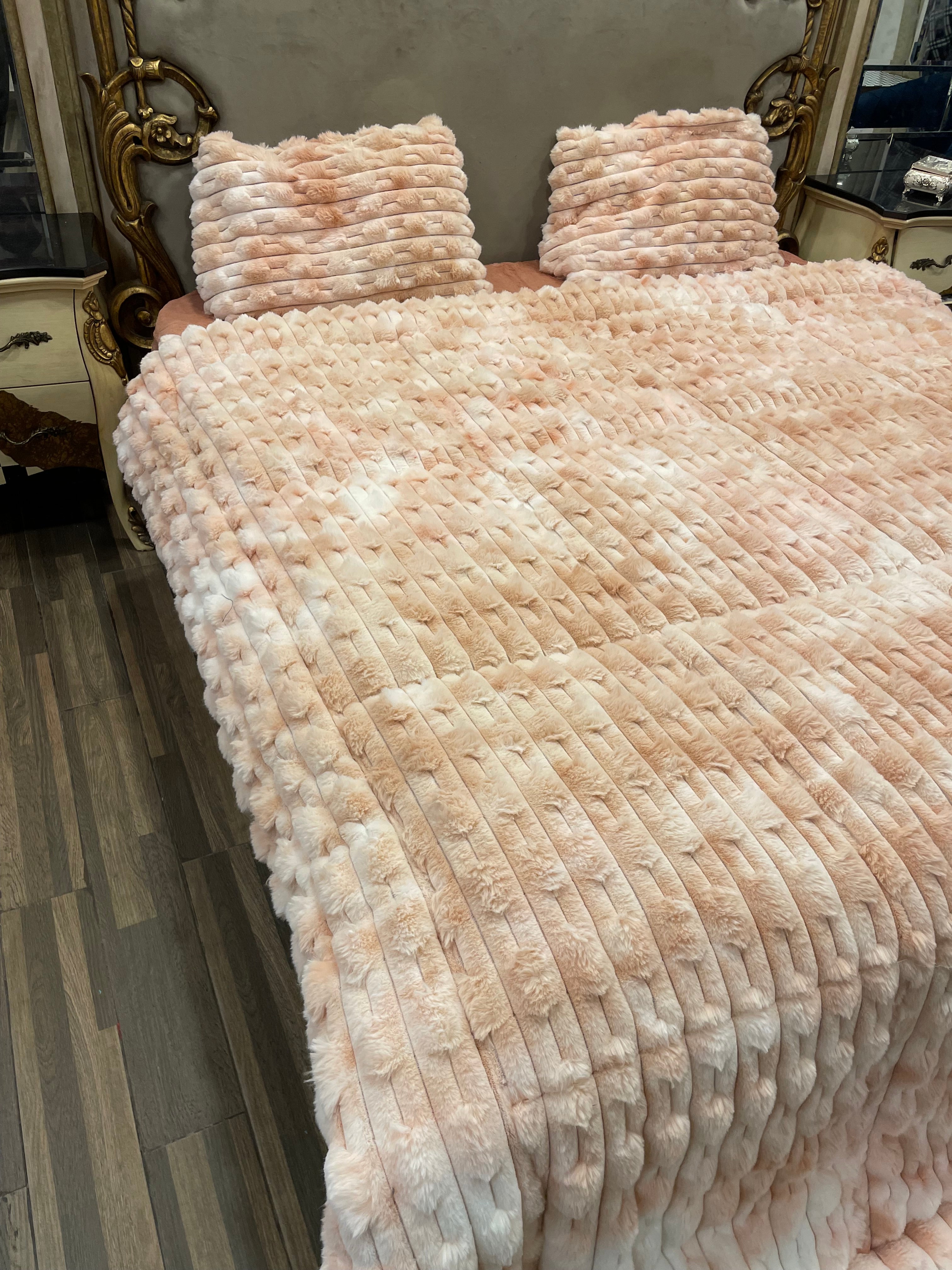 Bao Peach Pink 4️⃣PC Razai set