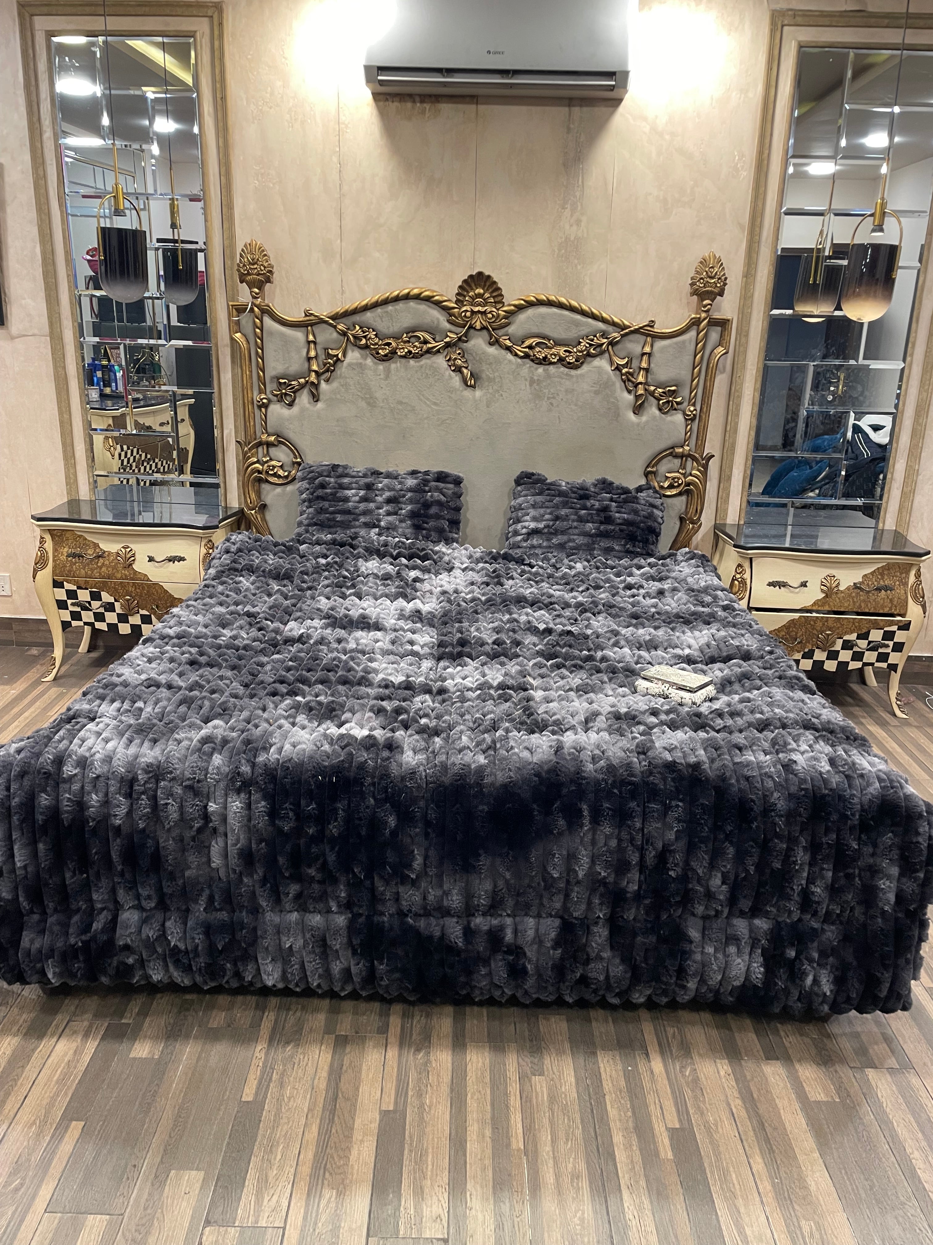 Bao Black Gray 4️⃣PC Razai set