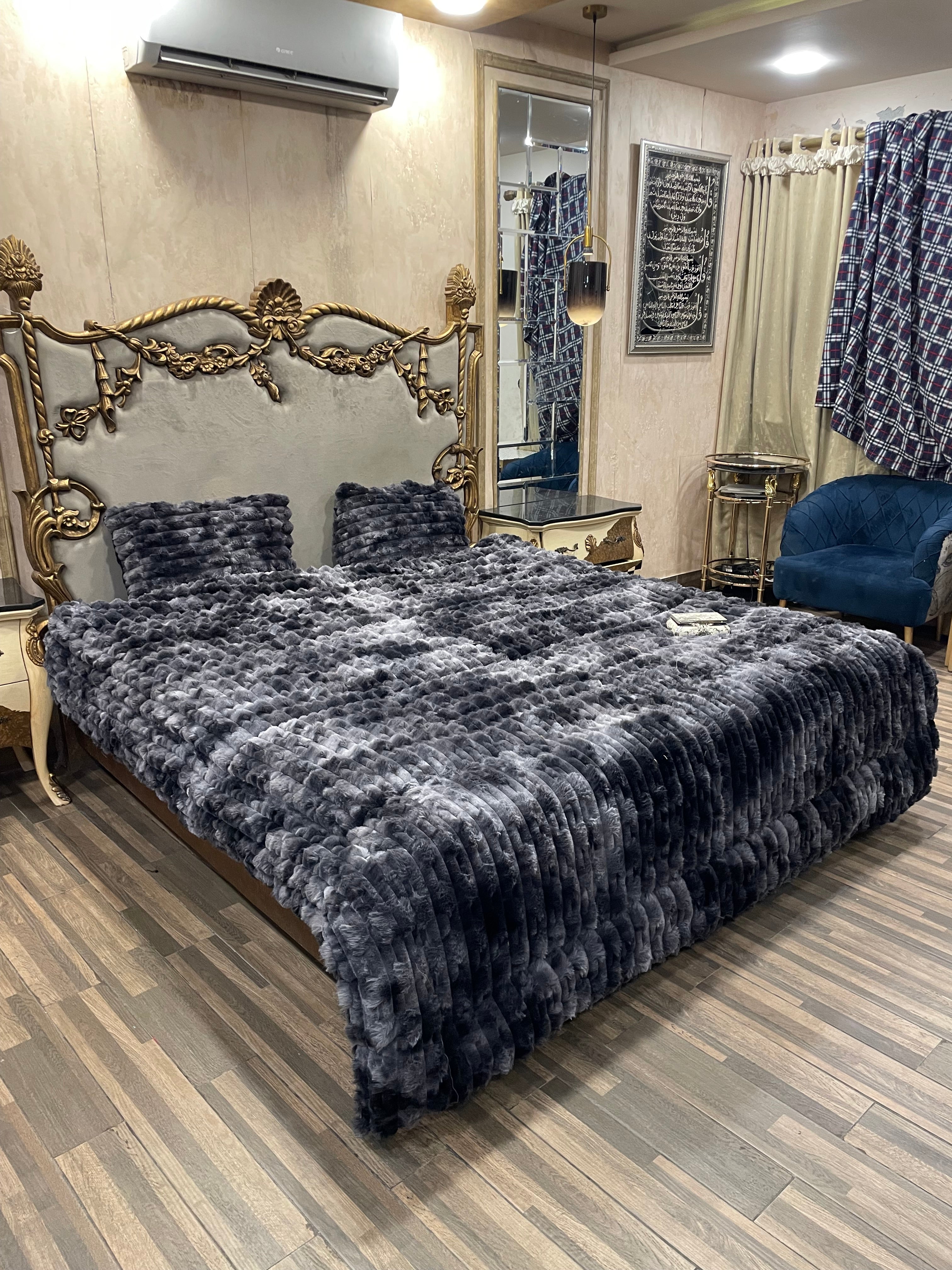 Bao Black Gray 4️⃣PC Razai set