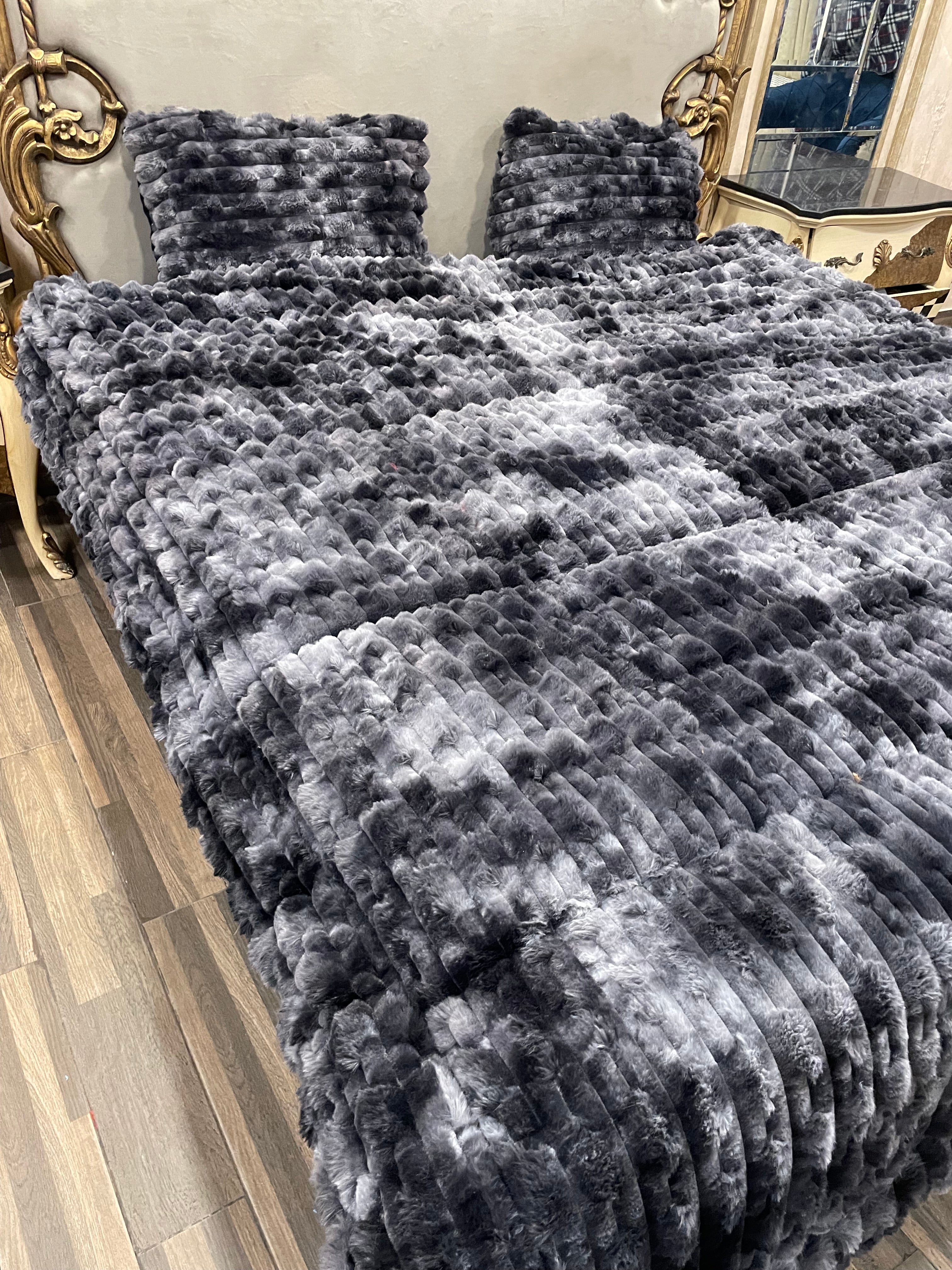 Bao Black Gray 4️⃣PC Razai set