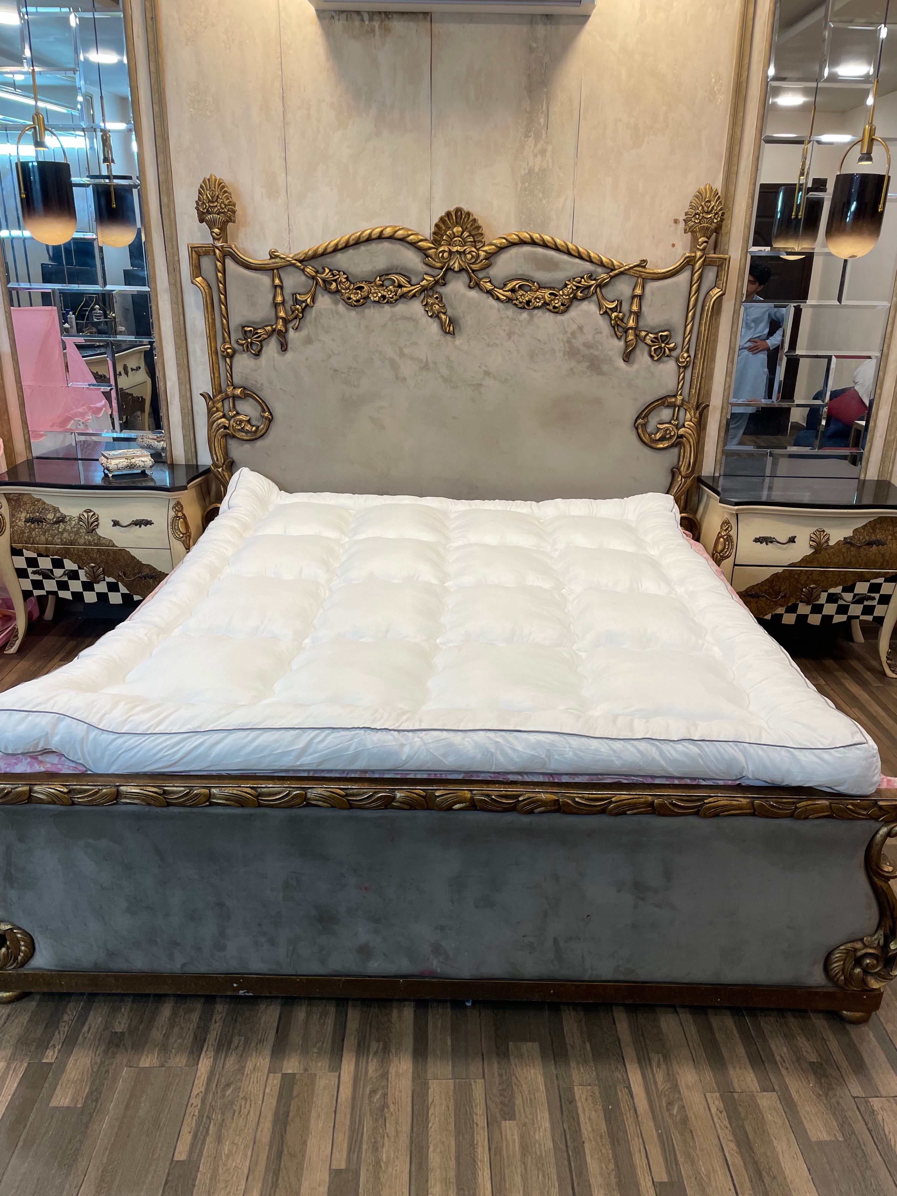 medicated Mattress Topper White