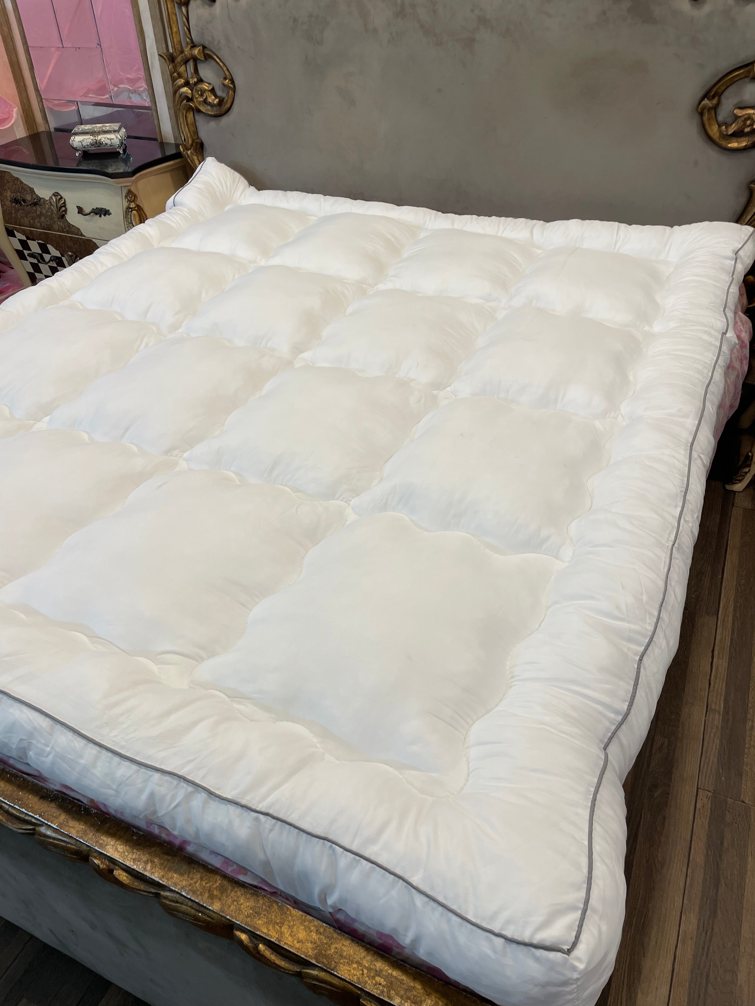 medicated Mattress Topper White