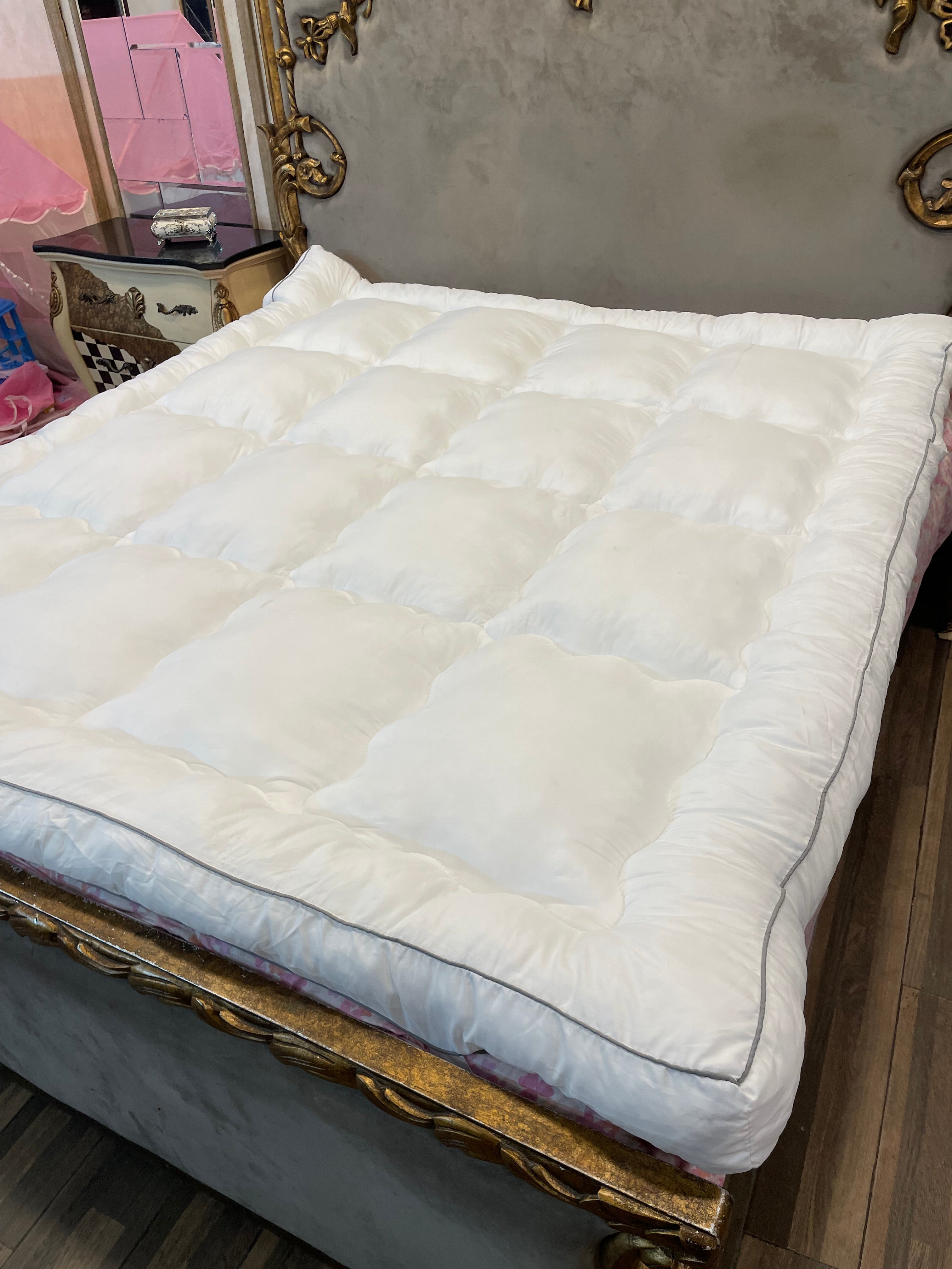 medicated Mattress Topper White