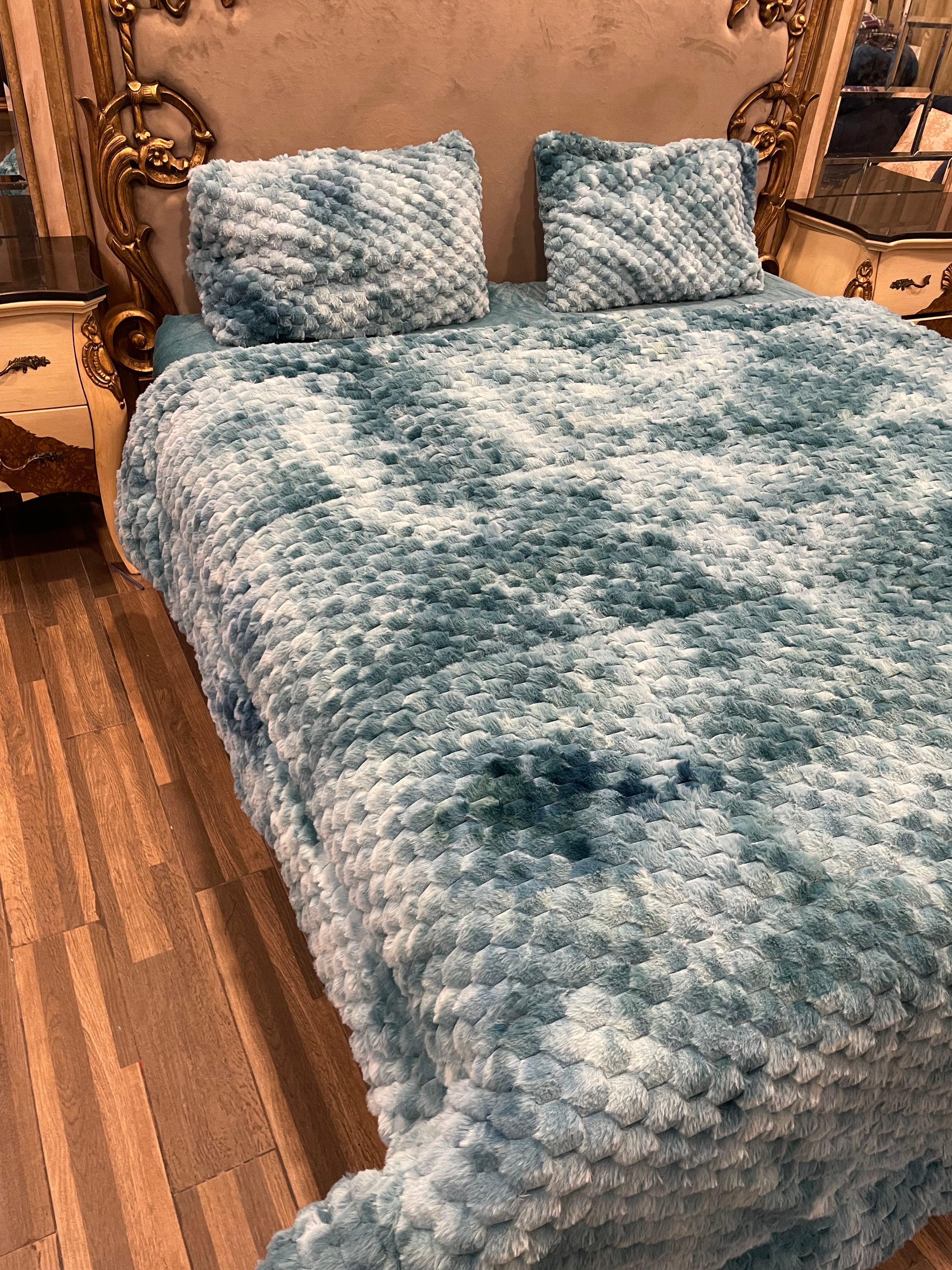 Shaded Jin Aqua 4️⃣PC Razai set