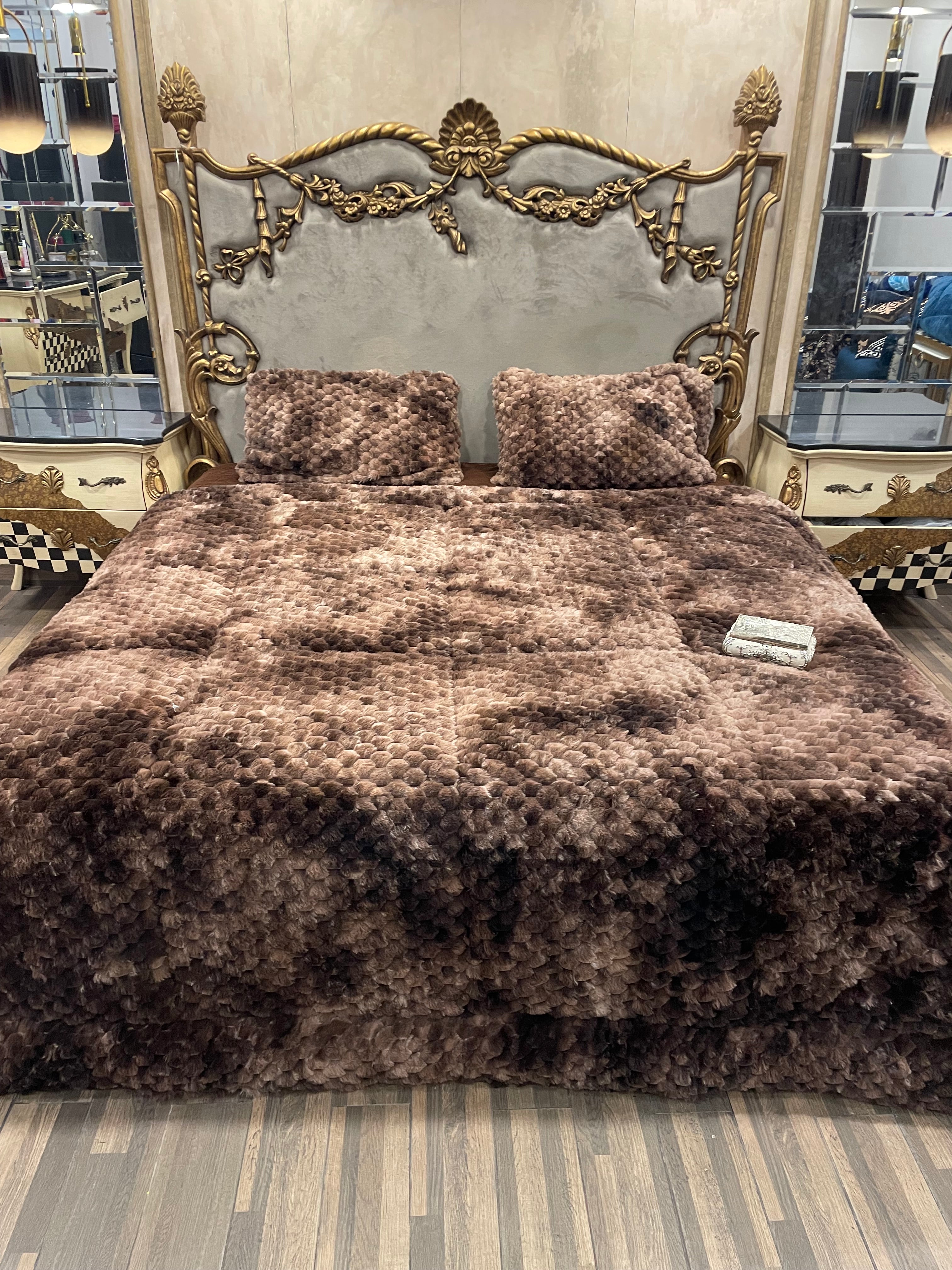 Shaded Jin brown 4️⃣PC Razai set