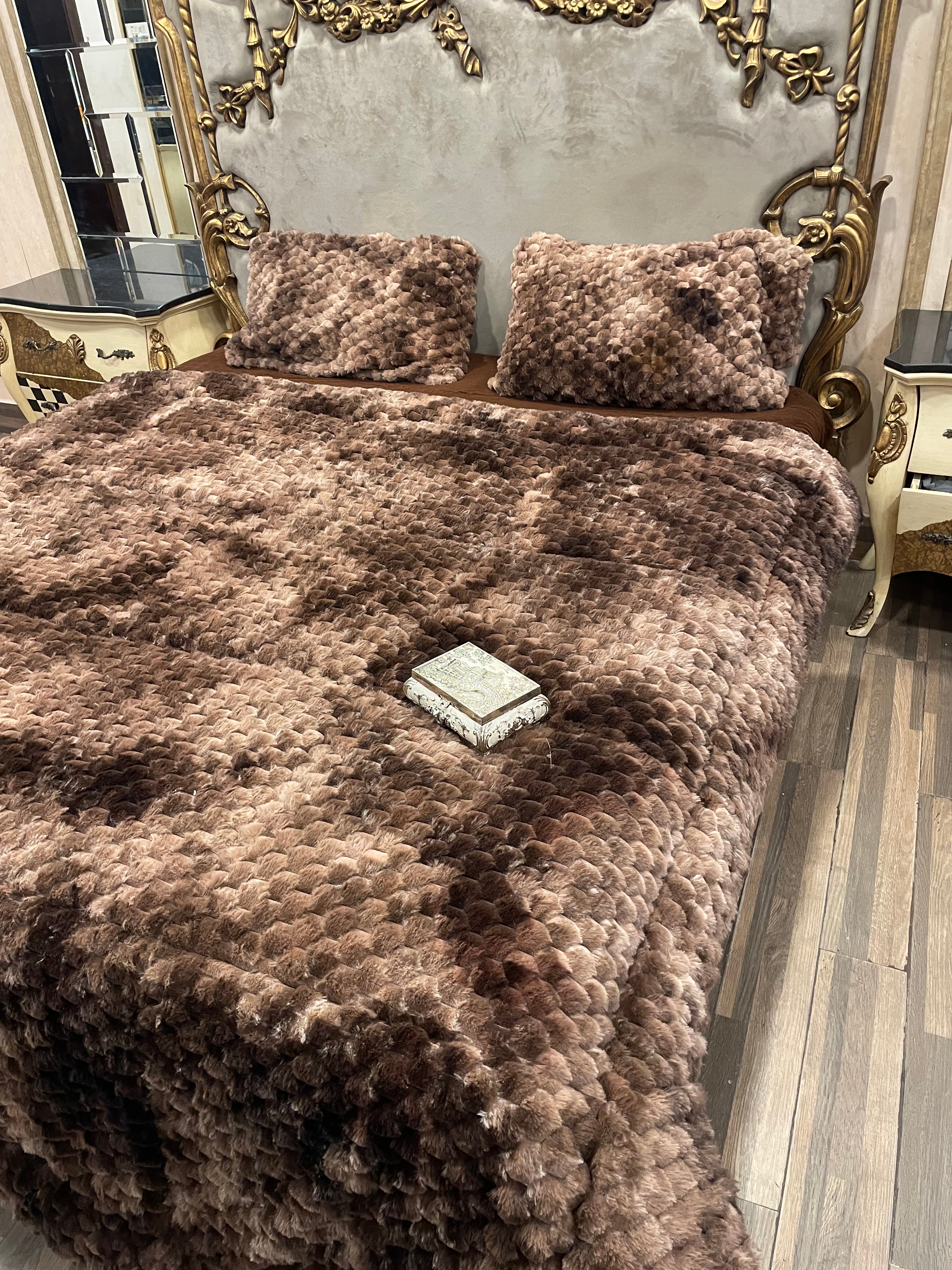 Shaded Jin brown 4️⃣PC Razai set