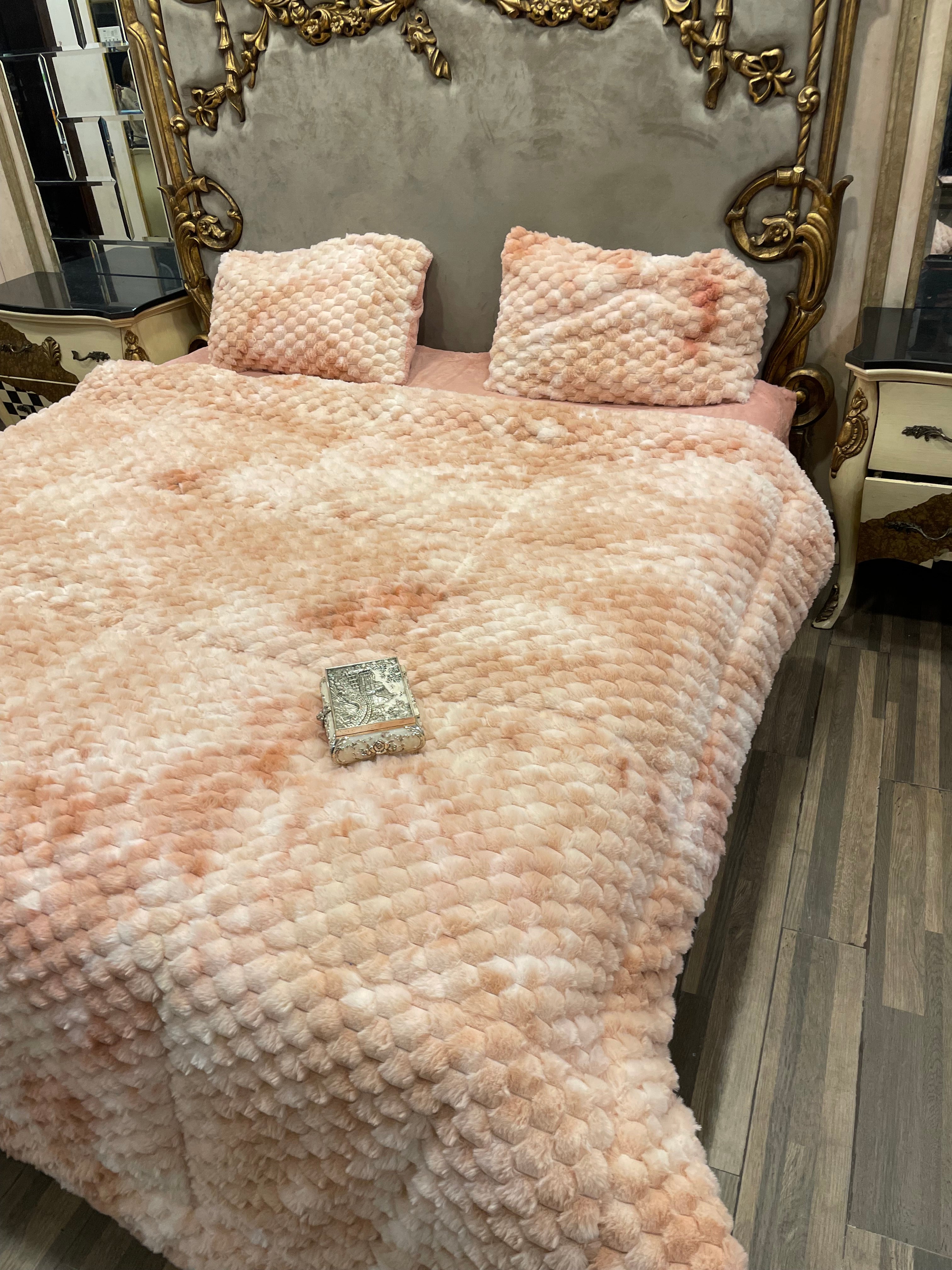 Shaded Jin Peach  4️⃣PC Razai set