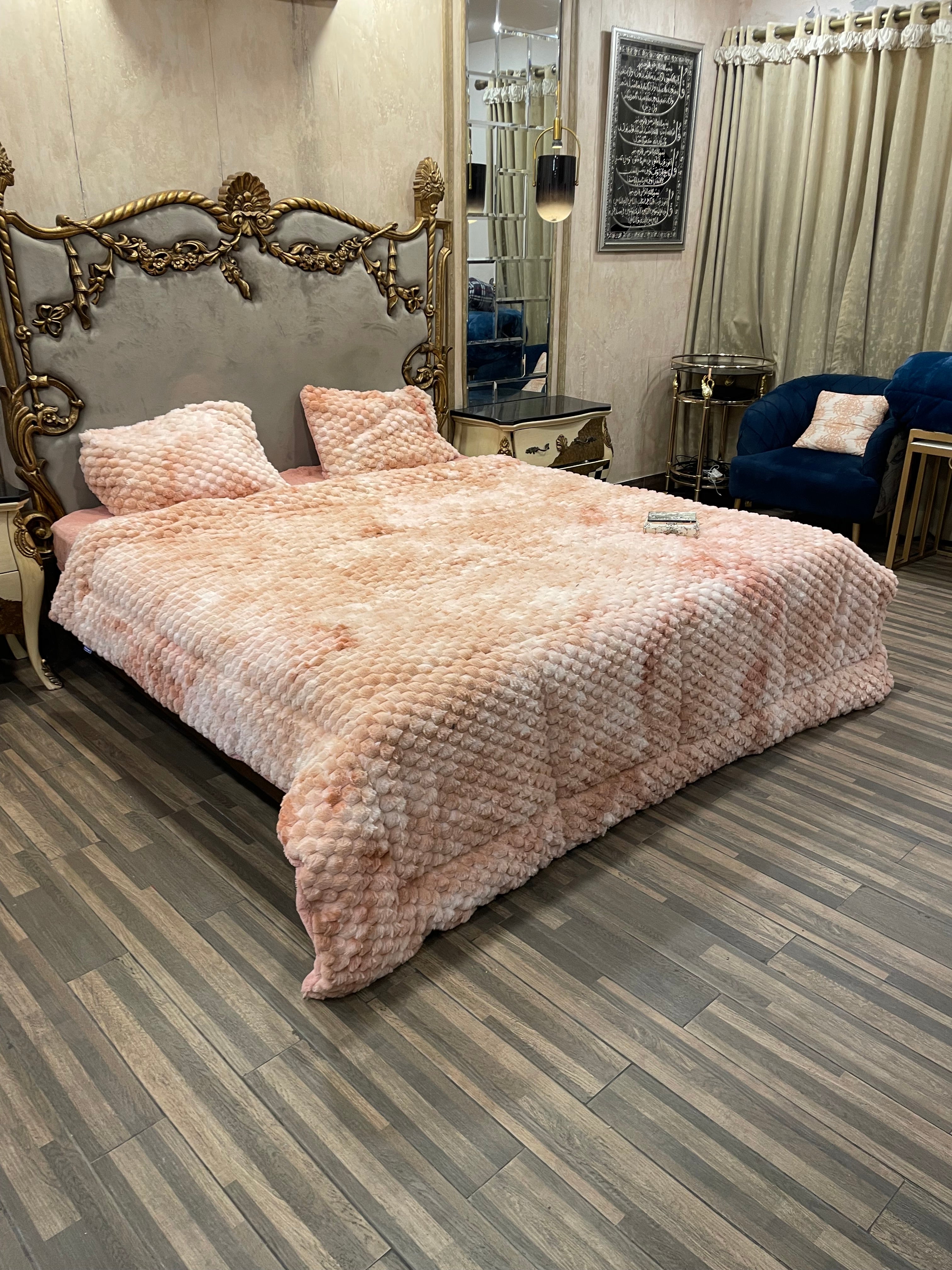 Shaded Jin Peach  4️⃣PC Razai set