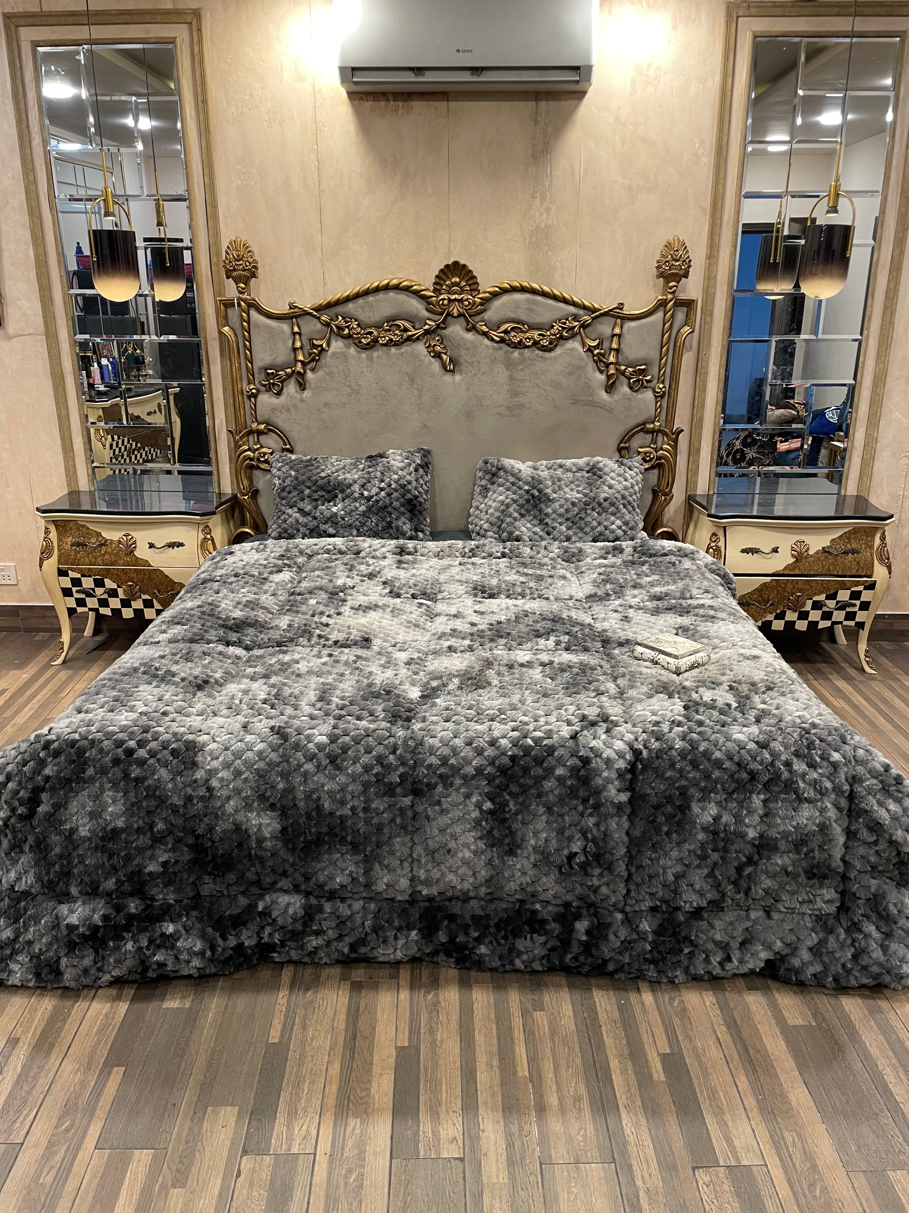 Shaded Jin gray  4️⃣PC Razai set