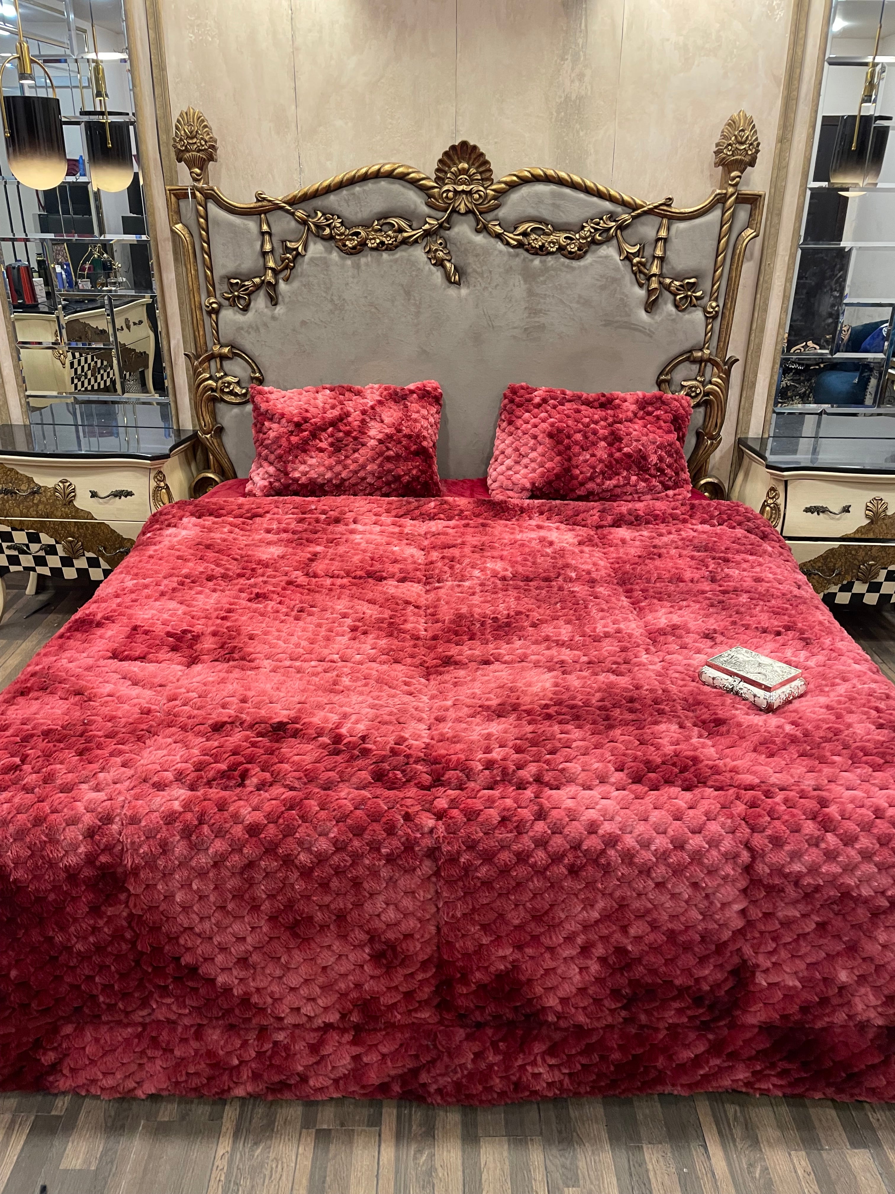 Shaded Jin Red  4️⃣PC Razai set