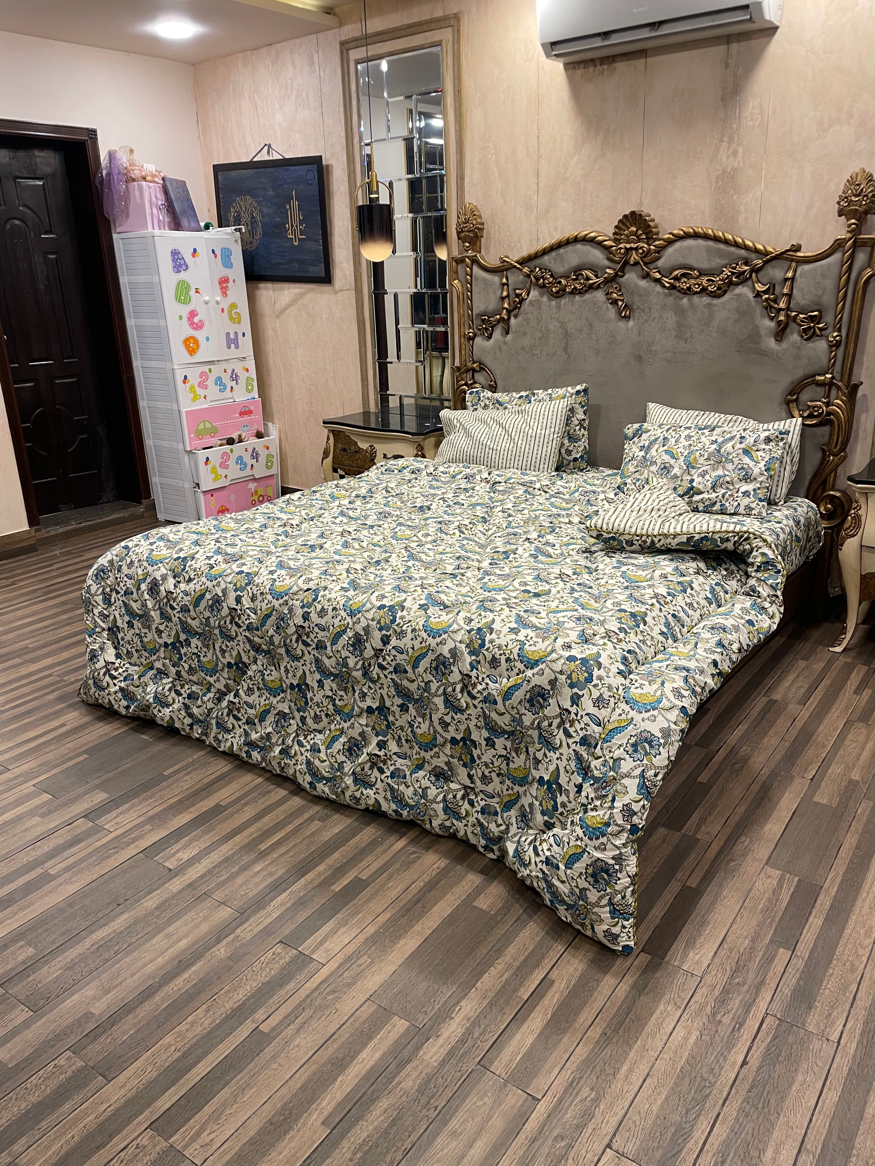 6️⃣ PC Pure Cotton RAZAI SET (Silconize polyester)