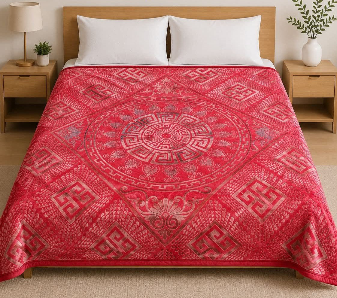 1️⃣ PC Versace BLANKET/KAMBLE Dark pink