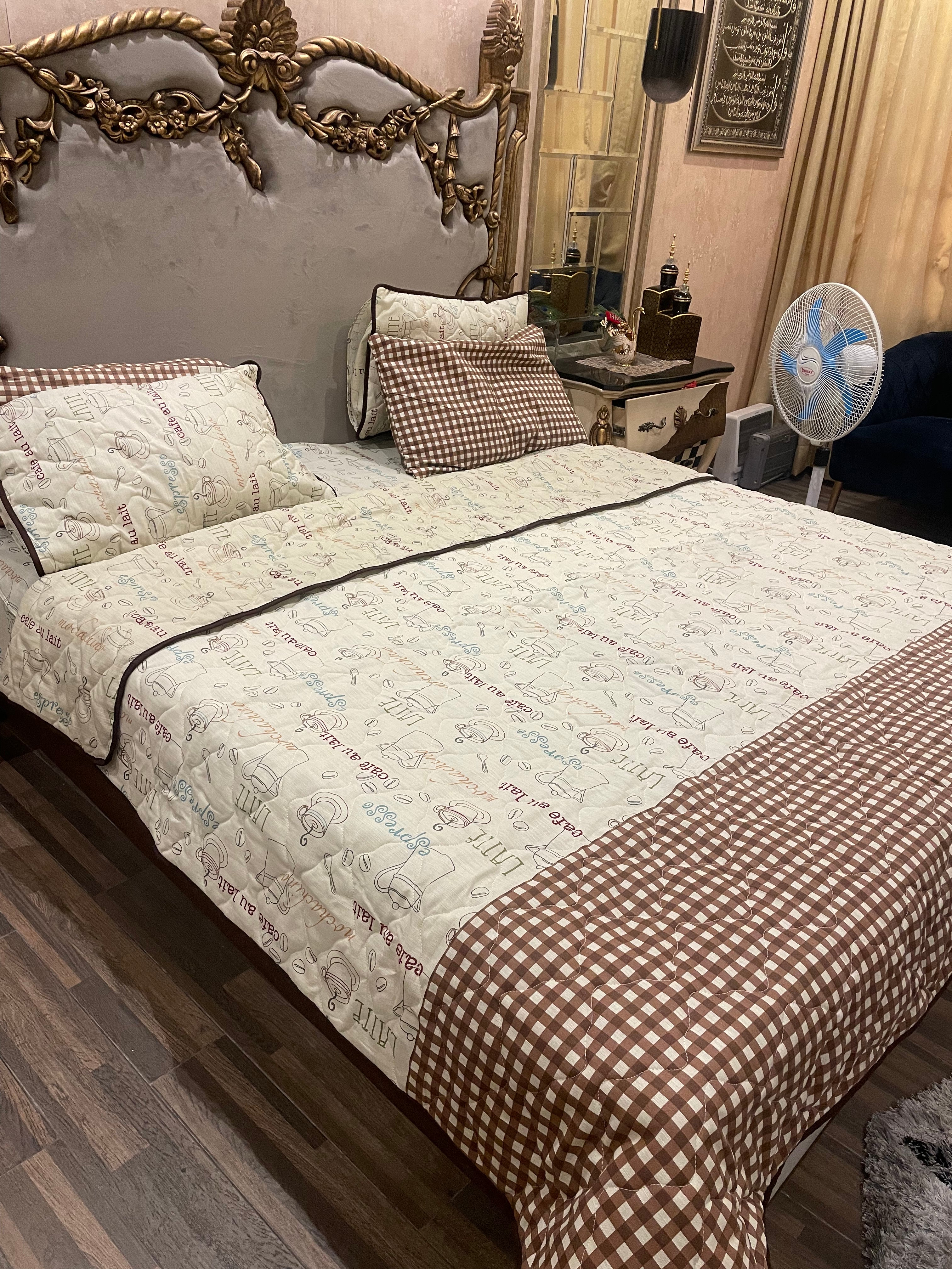 Luxury Pure Cotton 6️⃣ PC Comforter set