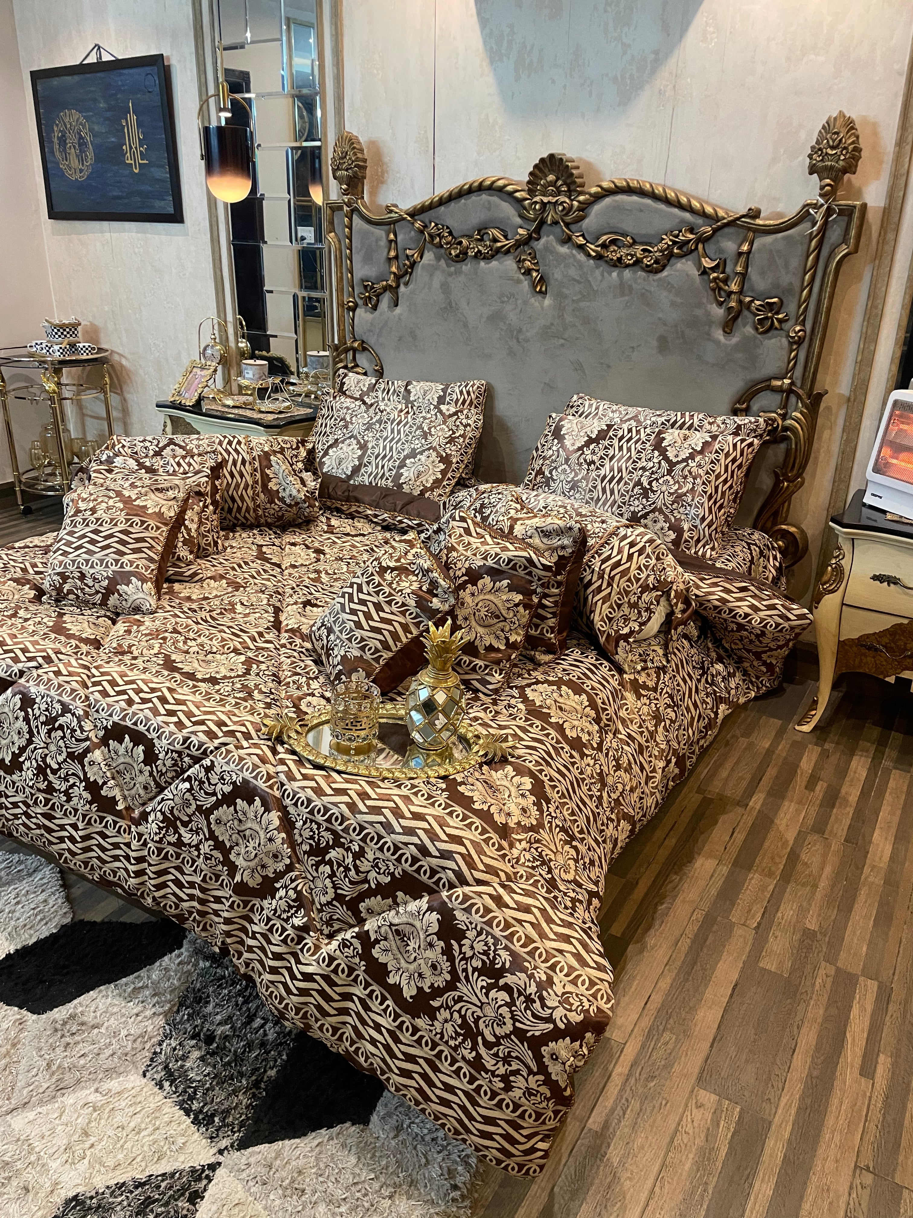 1️⃣4️⃣ piece silk velvet Duvet ( Razai) Set