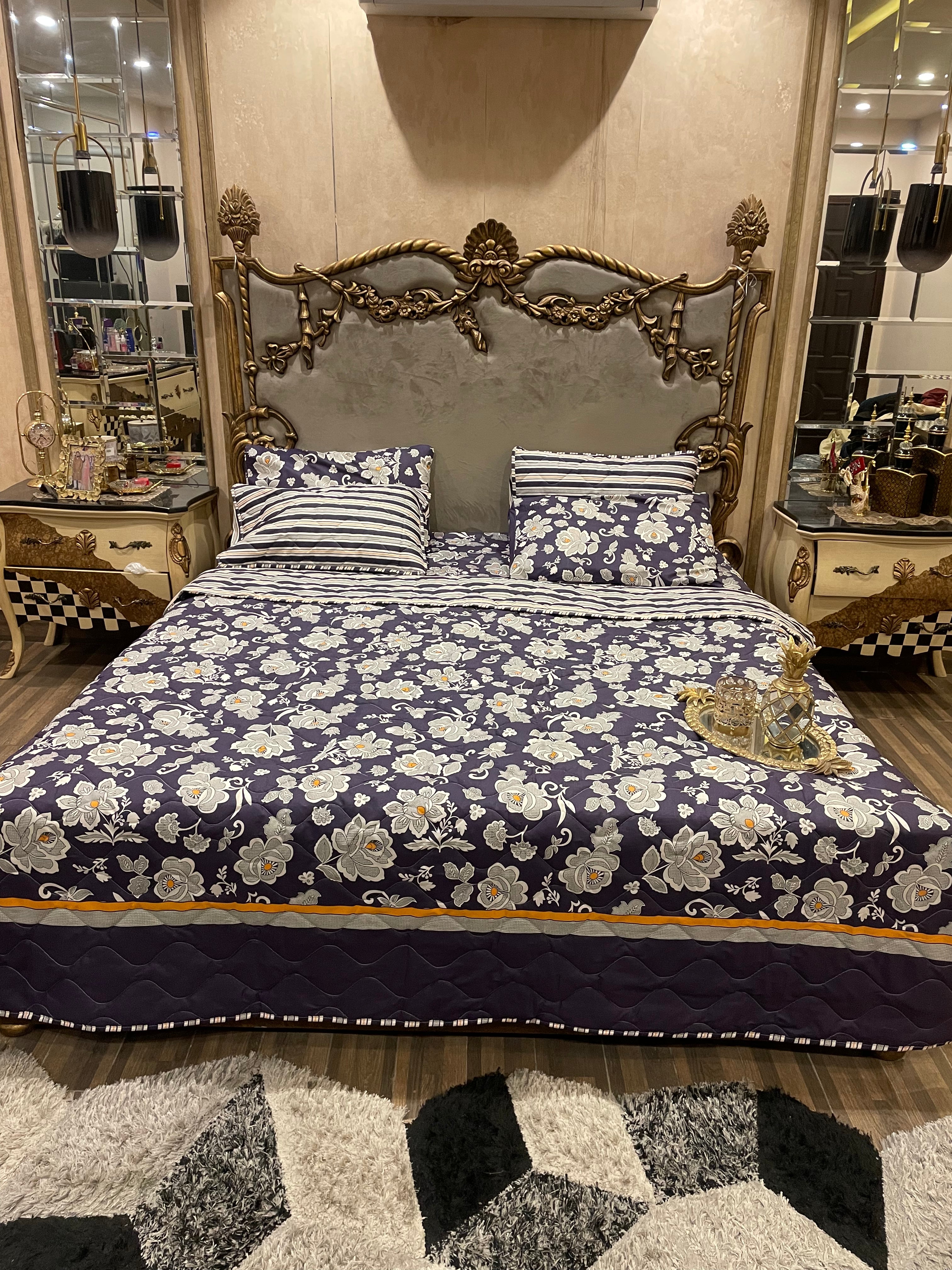 Normal Cotton 6️⃣PC Comforter set