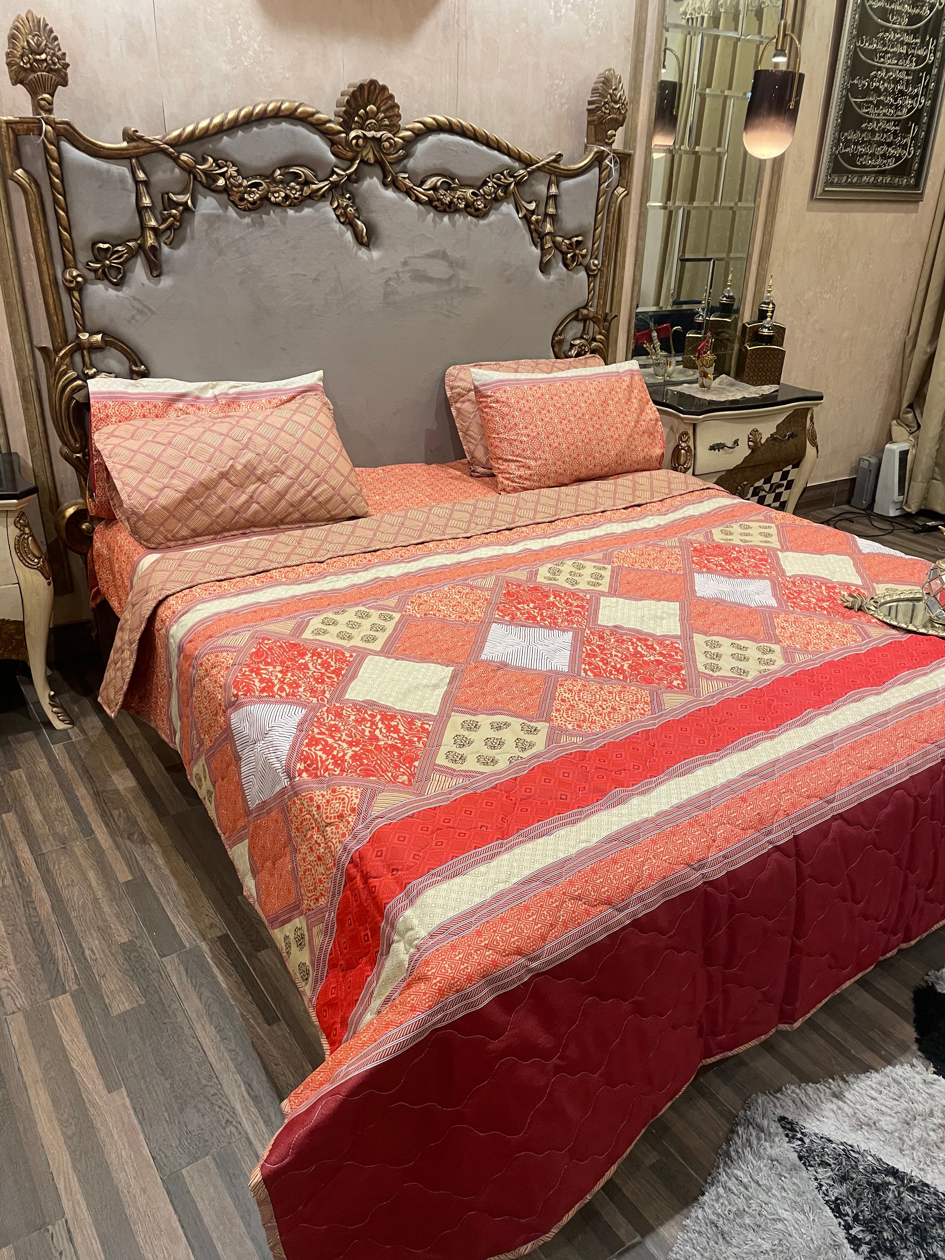 Normal Cotton 6️⃣PC Comforter set
