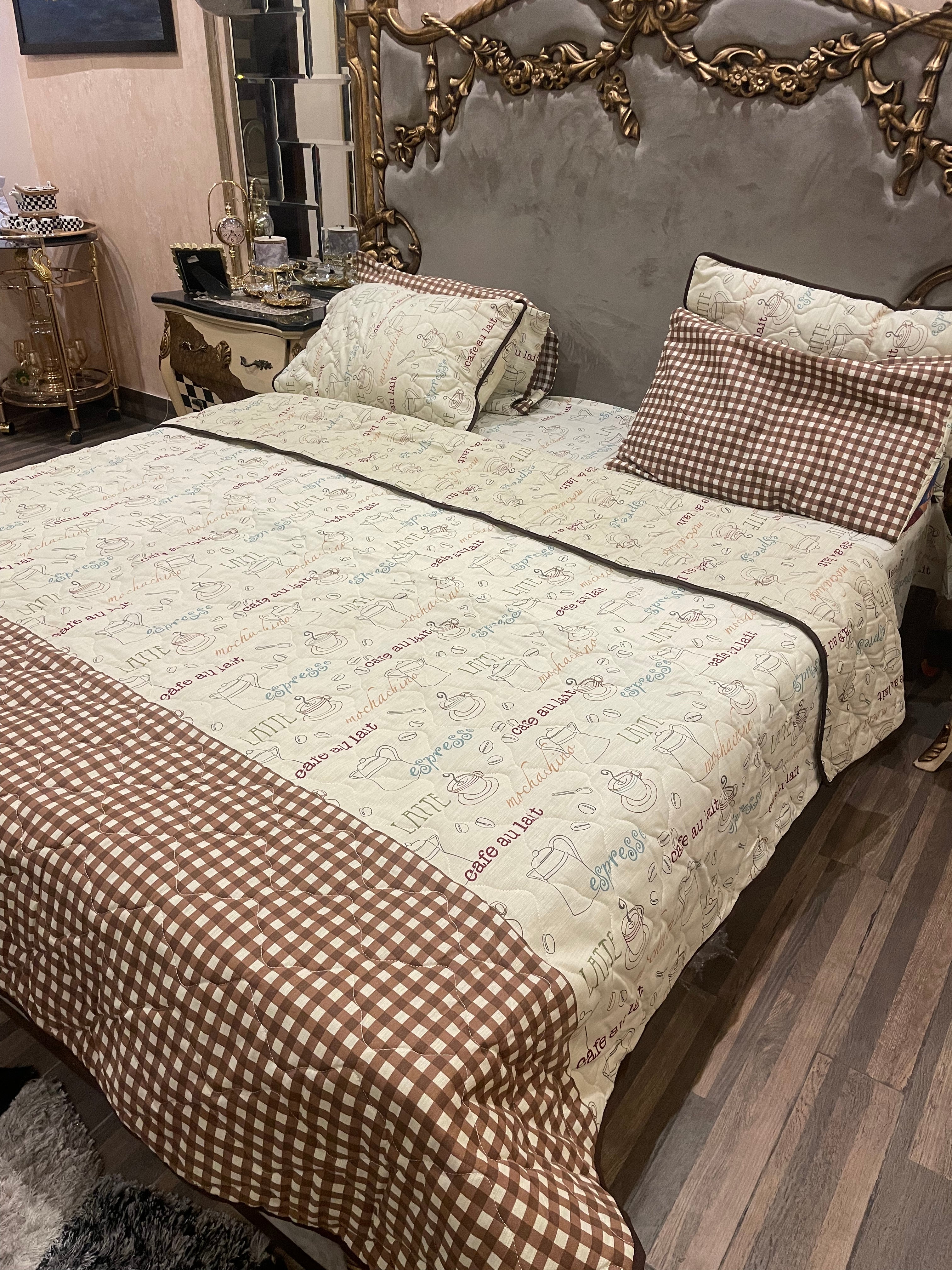 Luxury Pure Cotton 6️⃣ PC Comforter set