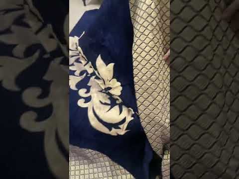 5 Piece Crown Style Velvet Jacaurd BedSheet Set