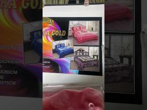 4️⃣PC Flora Gold Blanket/KAMBLE