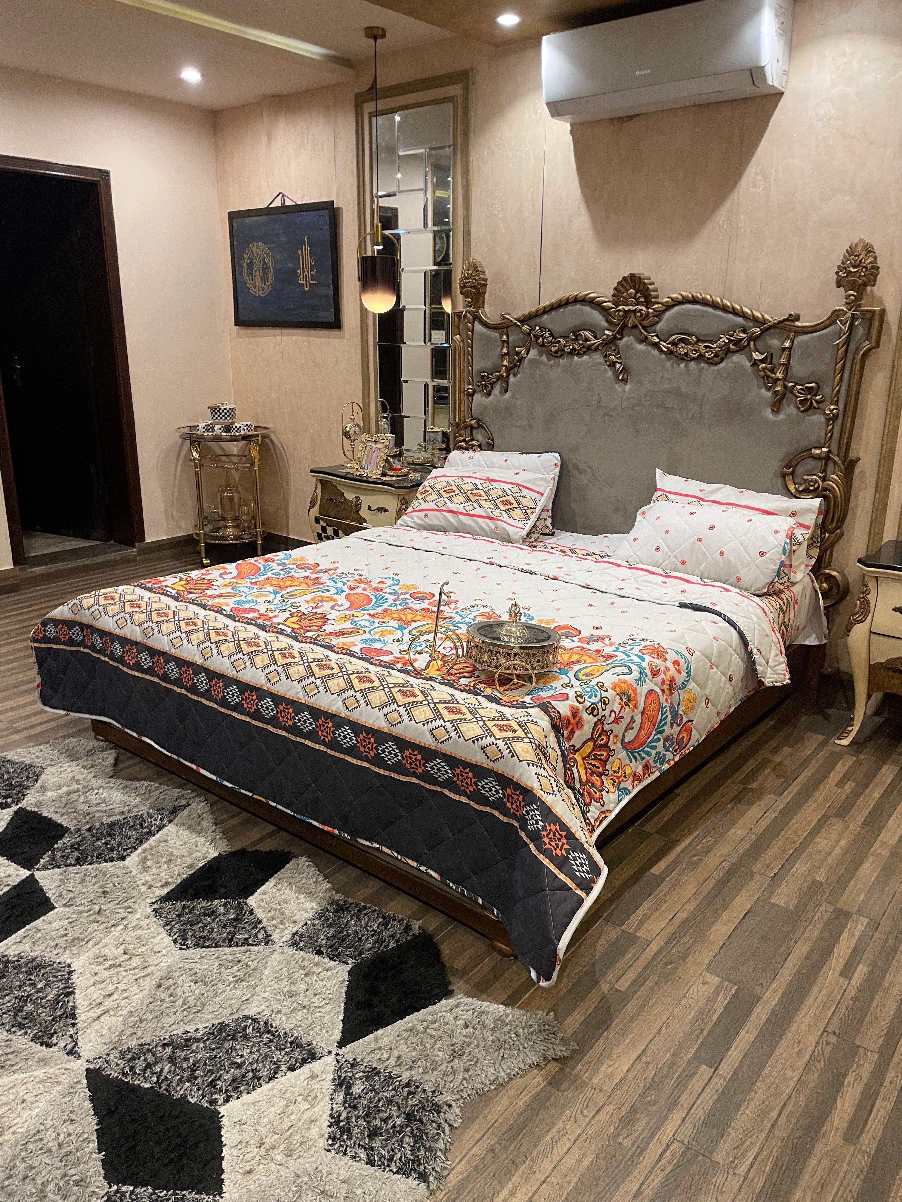 Pure Cotton 6️⃣PC Comforter set